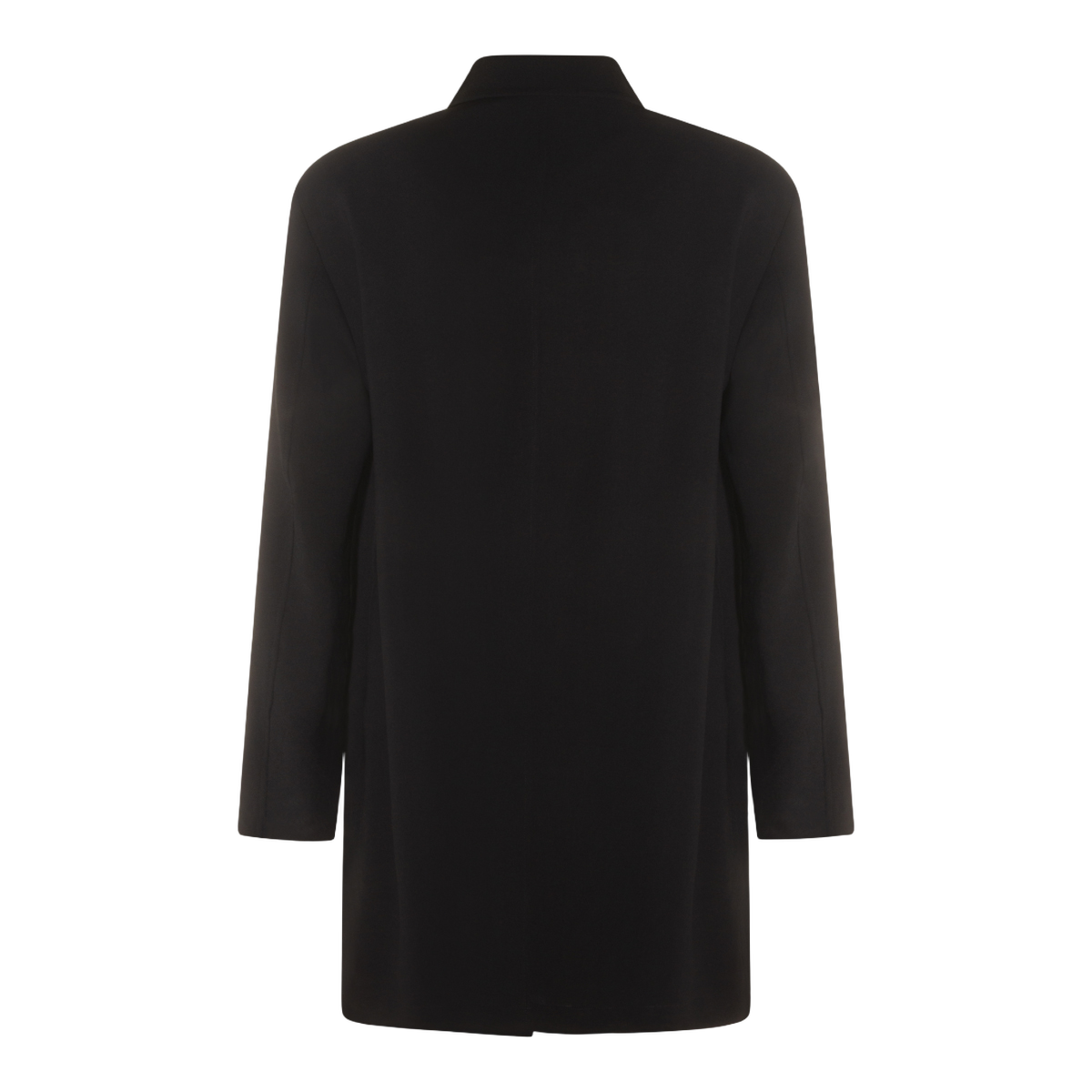 Black Coat With High Collar
