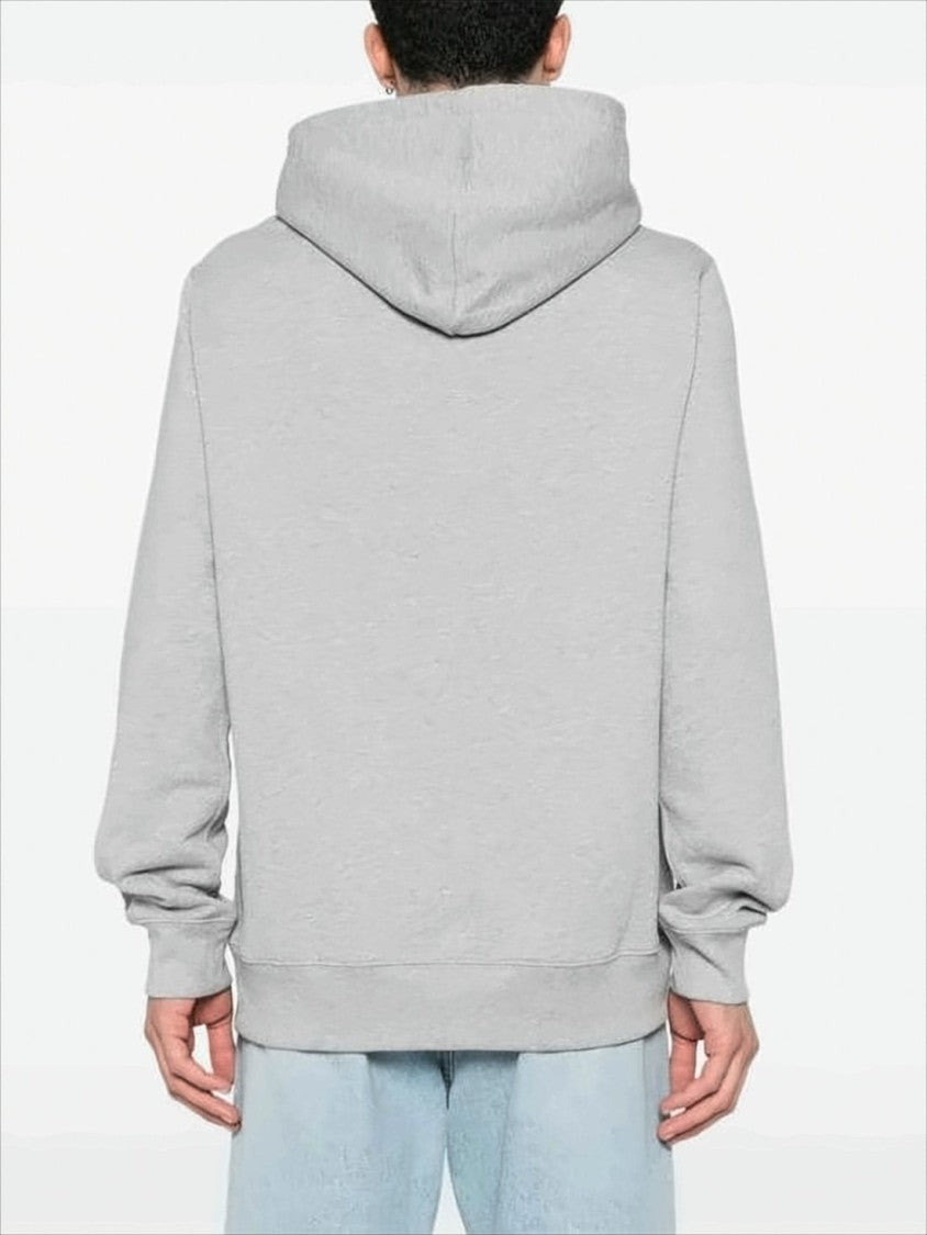 Casual Hoodie with Playful Bear Graphic and Drawstring Hood