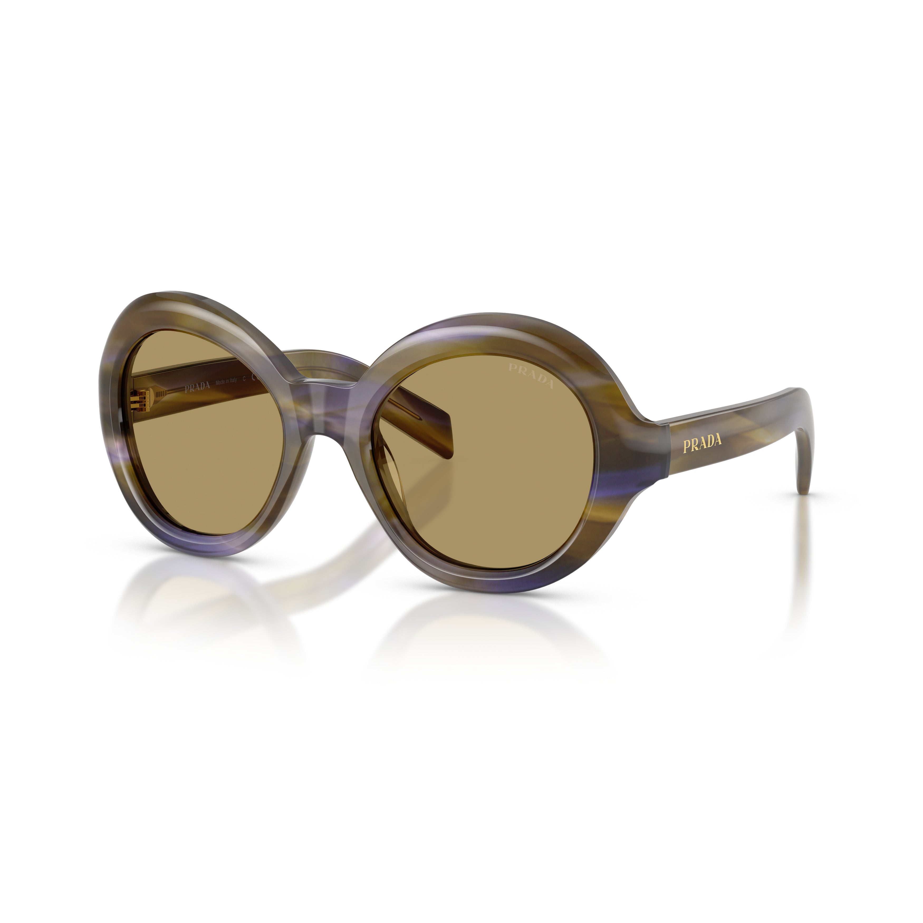 0pr D08su Round Acetate Sunglasses
