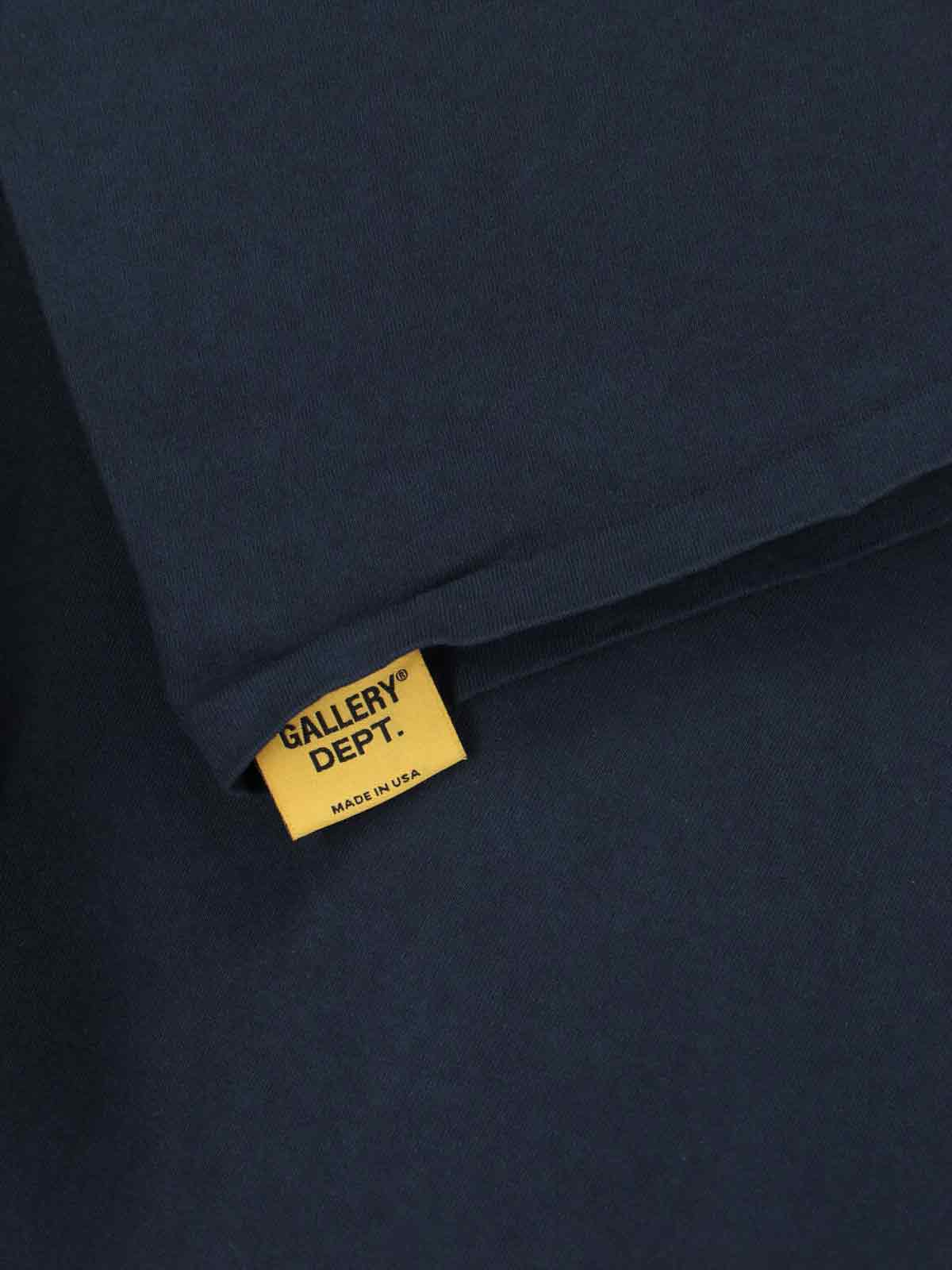 Black Contrasting Logo Sleeve T-Shirt