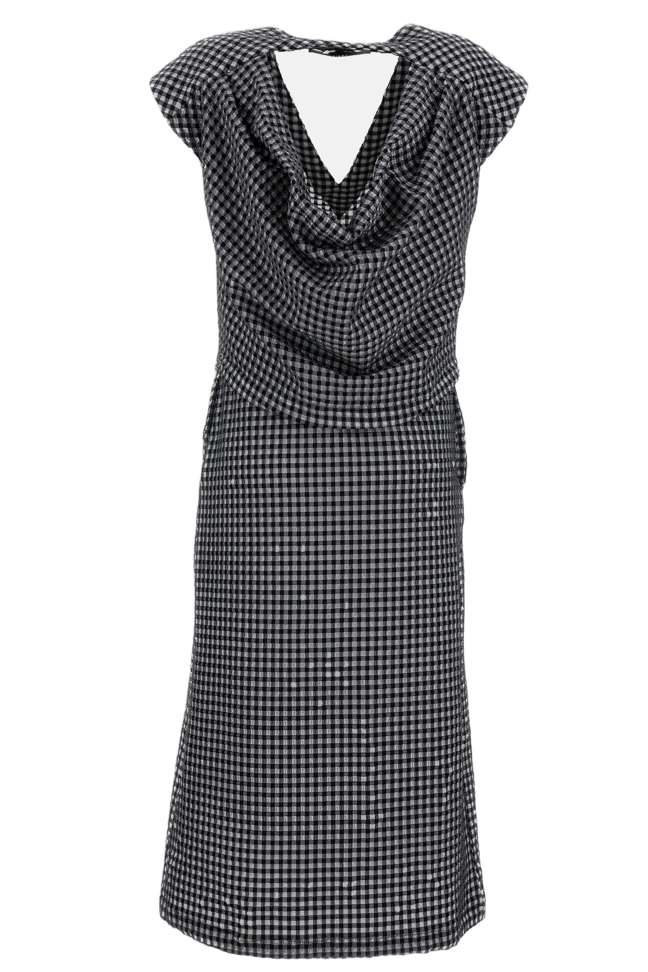 Multicolour Pattern Dress with Dynamic Visual Appeal