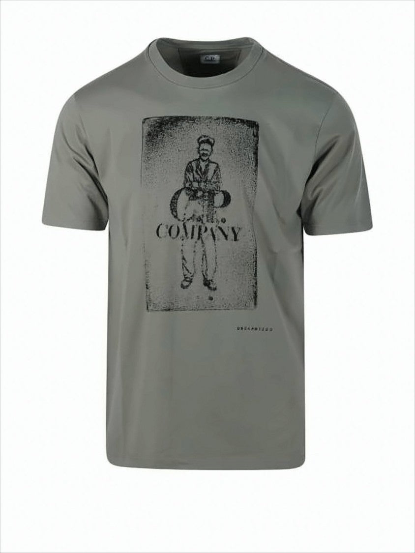 Short-Sleeve Tee with Graphic Print and Relaxed Fit