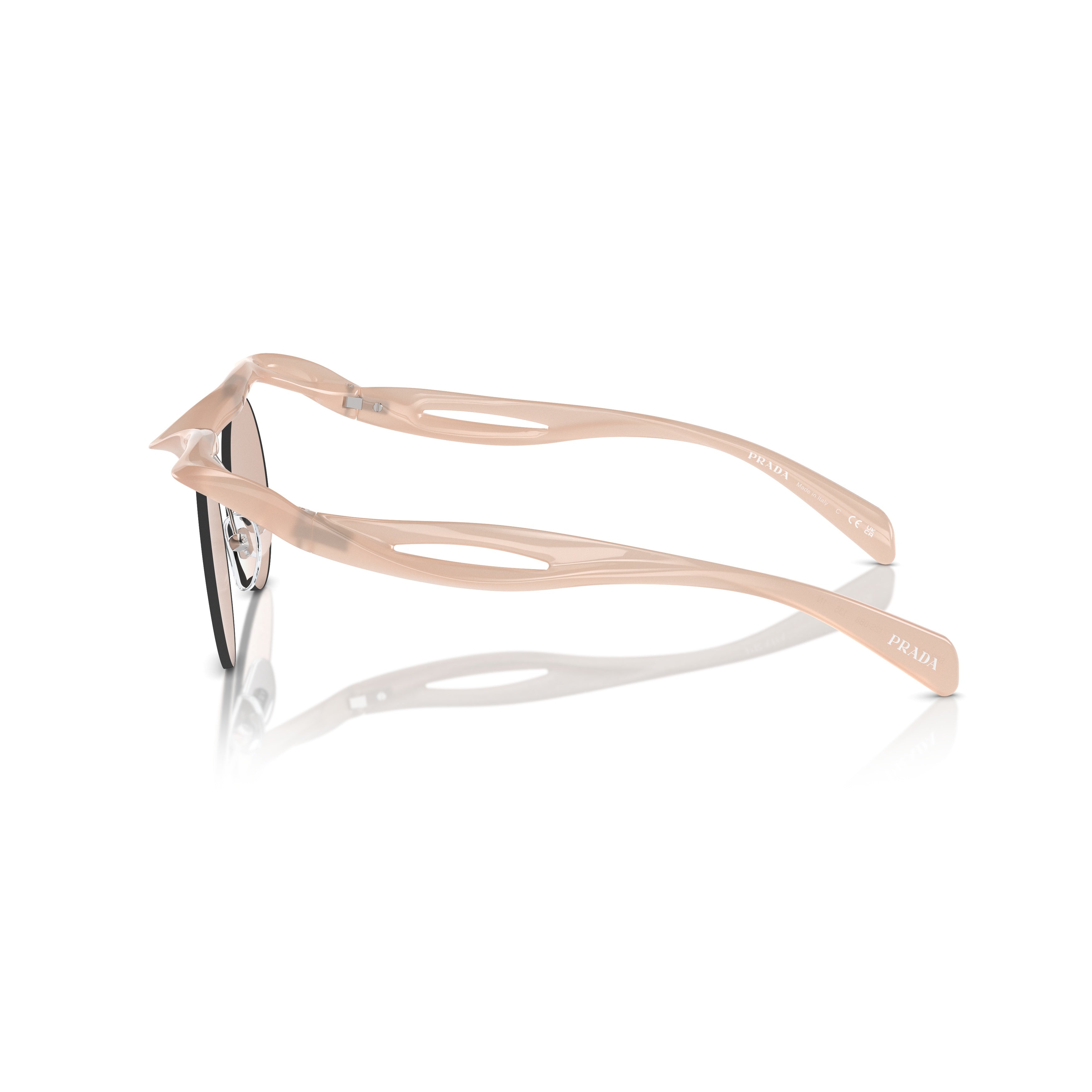 0pr A24s Translucent Wavy Acetate Sunglasses