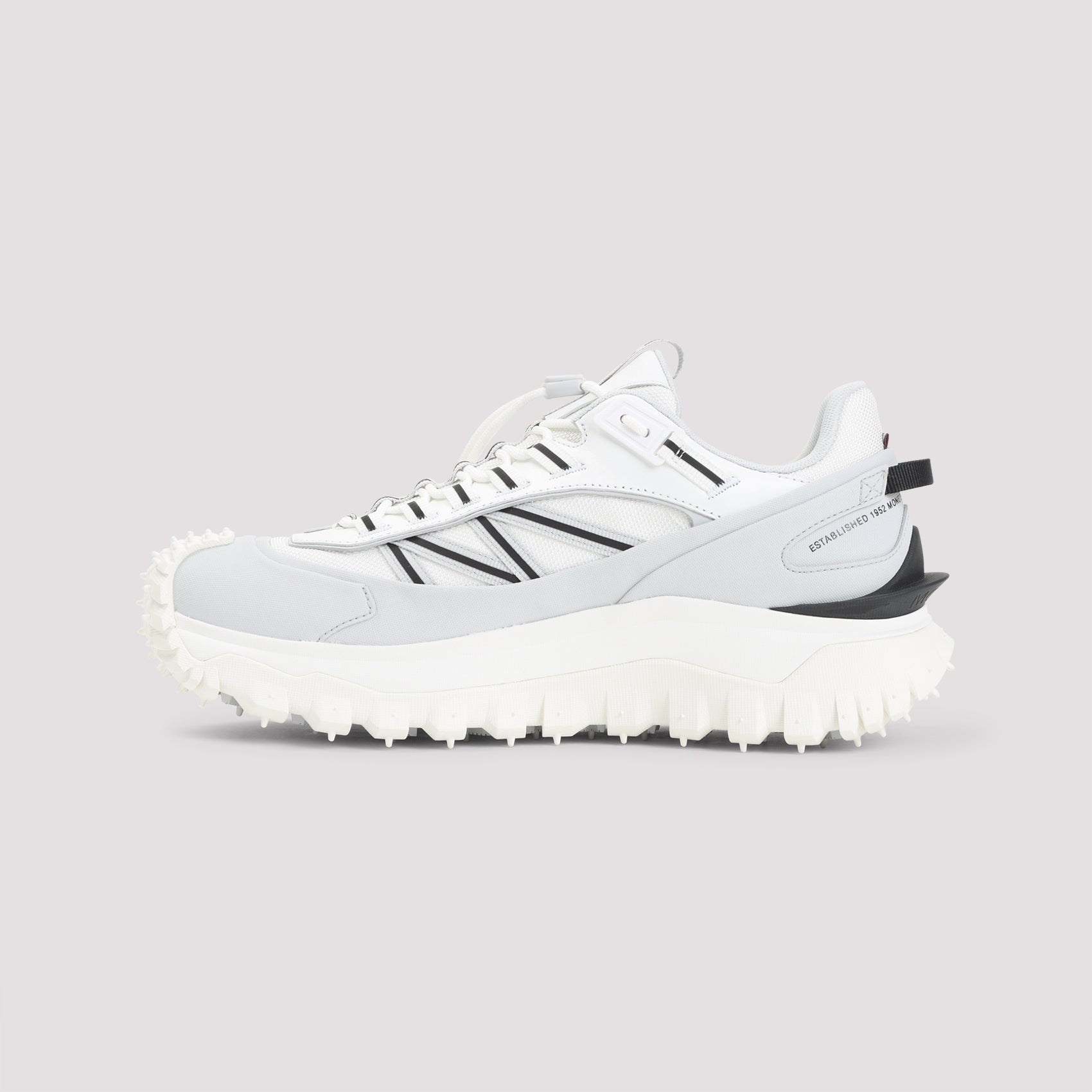 Chunky Leather Sneakers With Rugged Sole And Subtle Branding