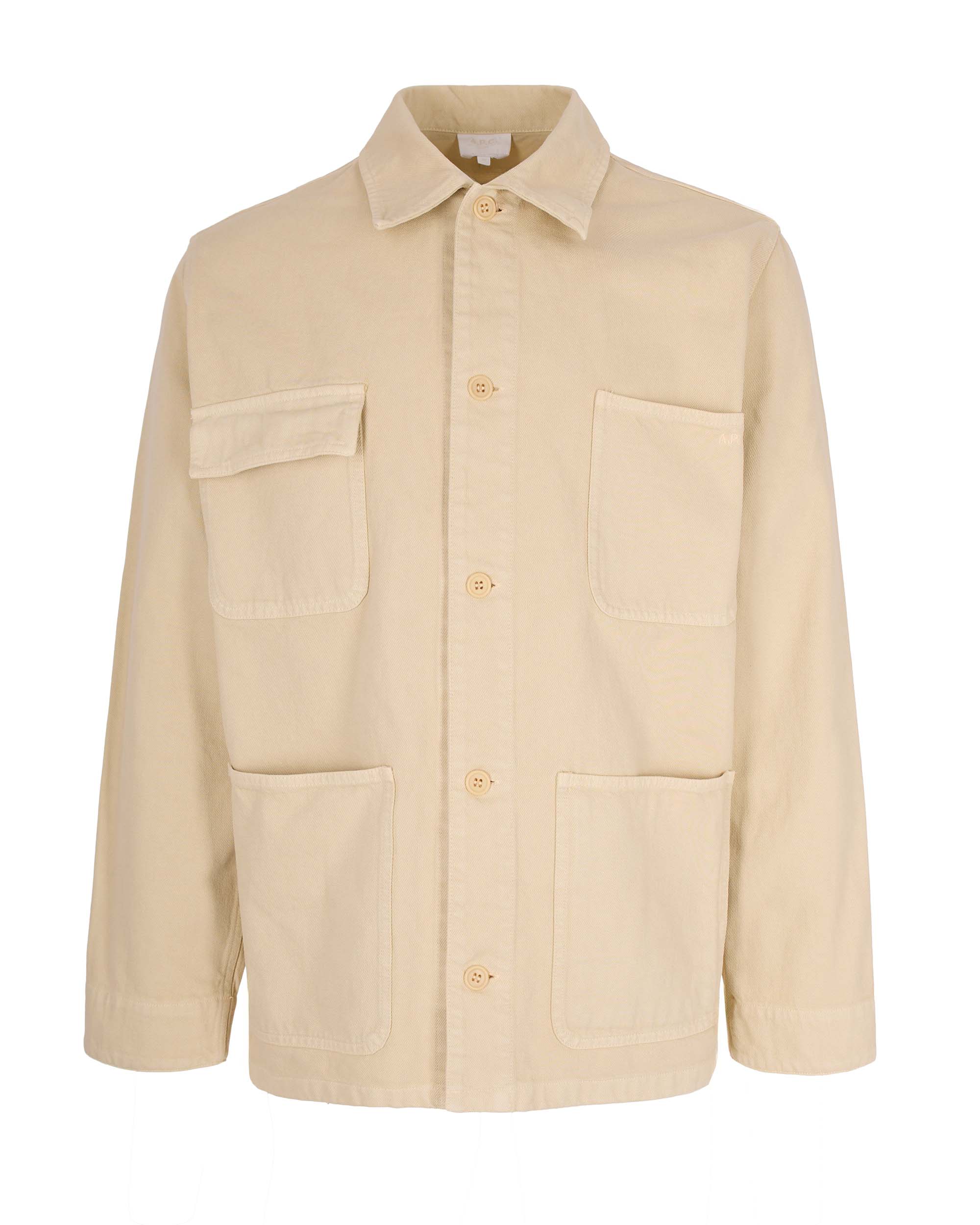 Denim Button-Front Jacket