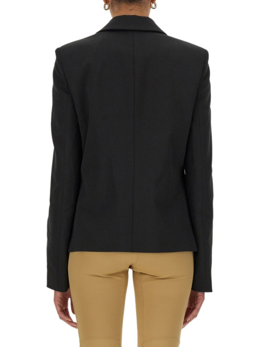 Tailored Single-Breasted Jacket With Notched Lapels
