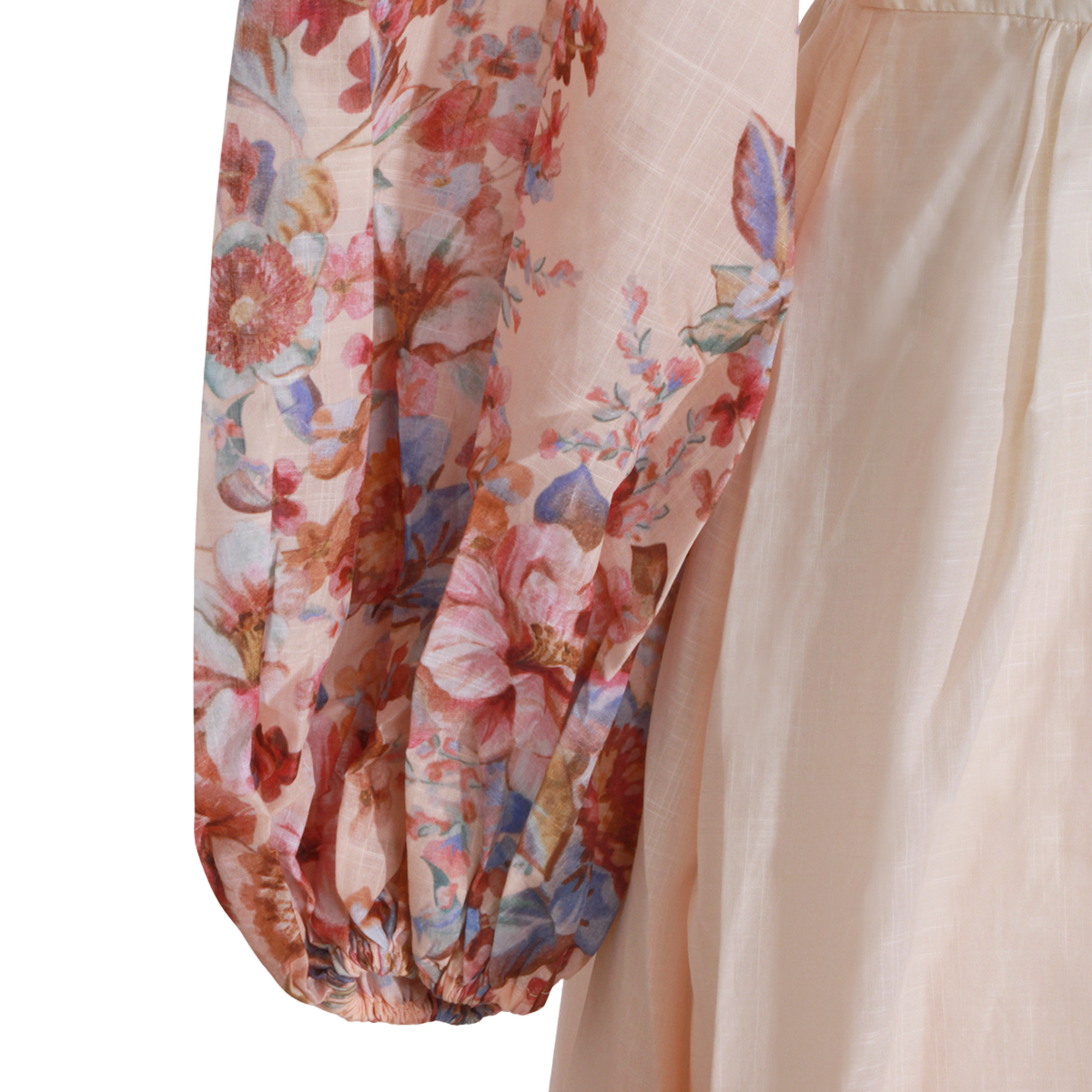 Long Dress with Deep V-Neckline