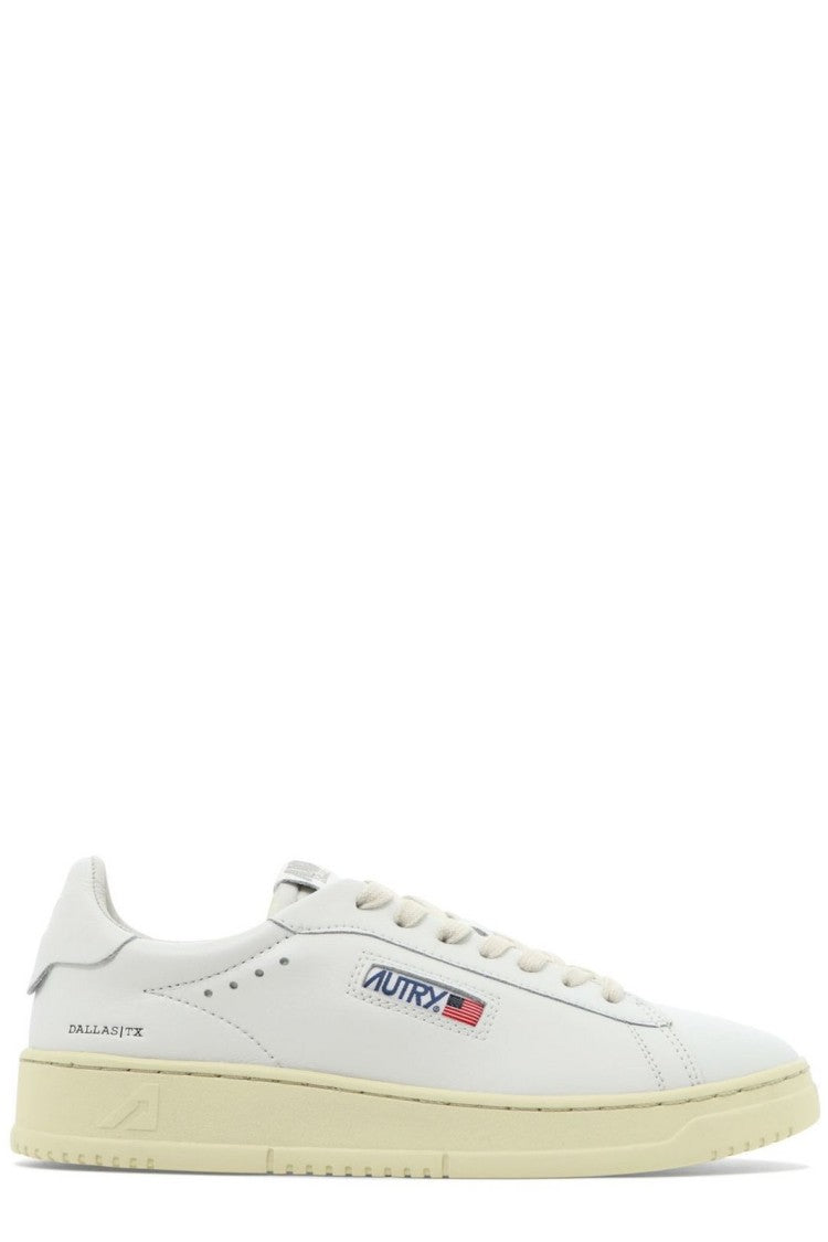 Low-Top Leather Sneakers