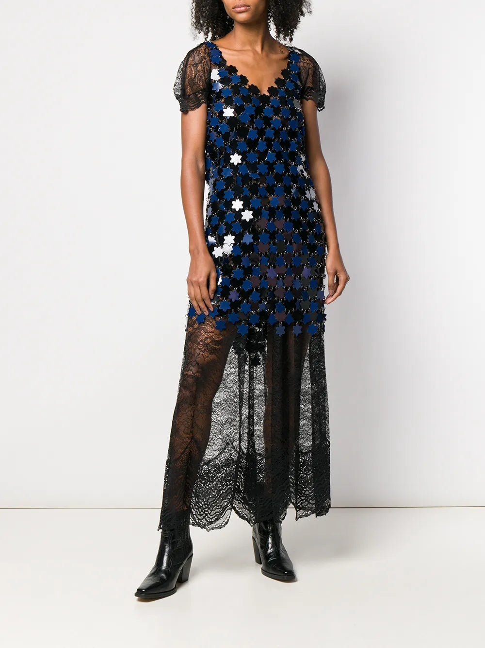 Modern Silhouette Fitted Paco Rabanne Dress