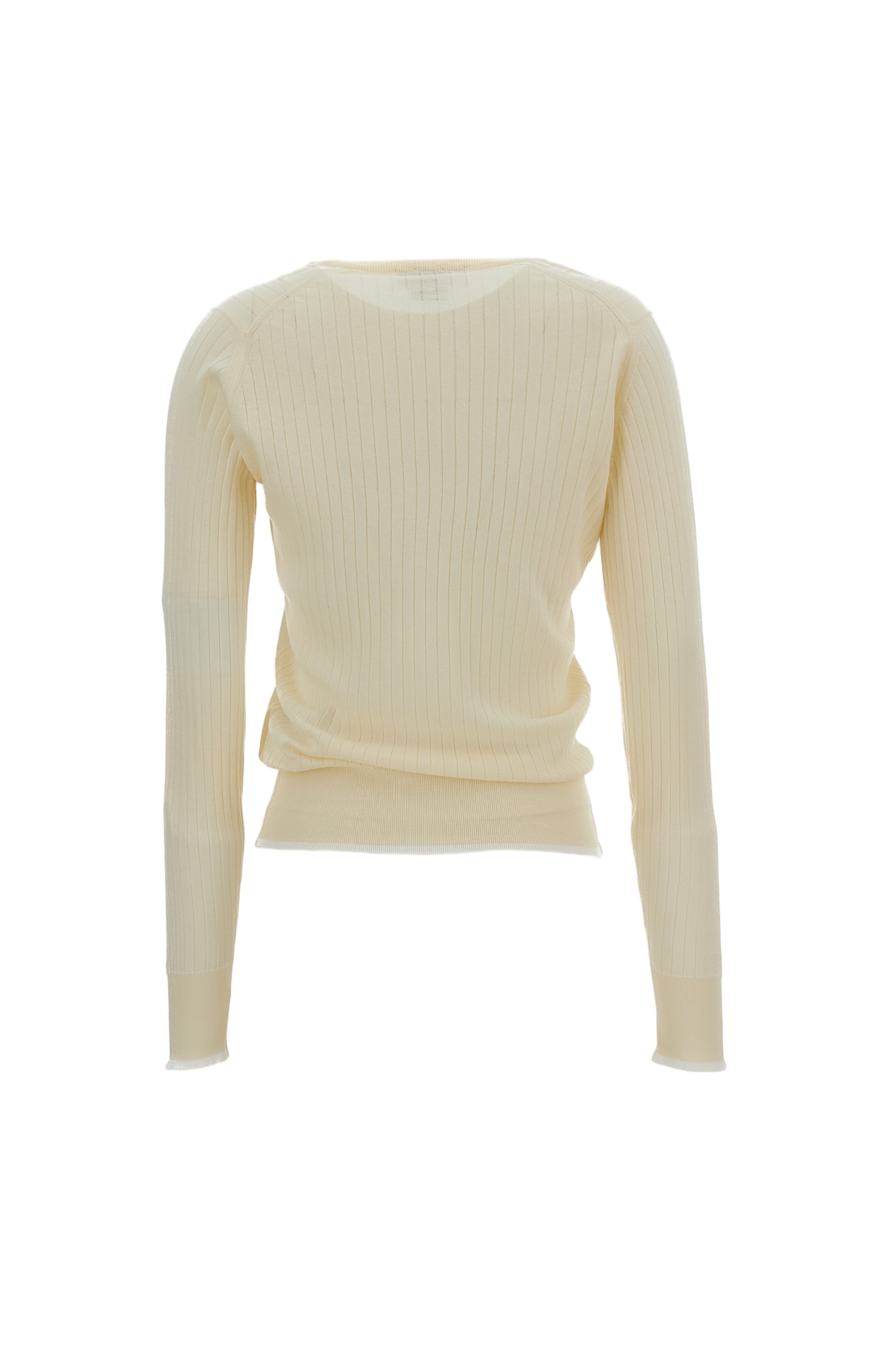 John Smedley Crewneck Ribbed Knit