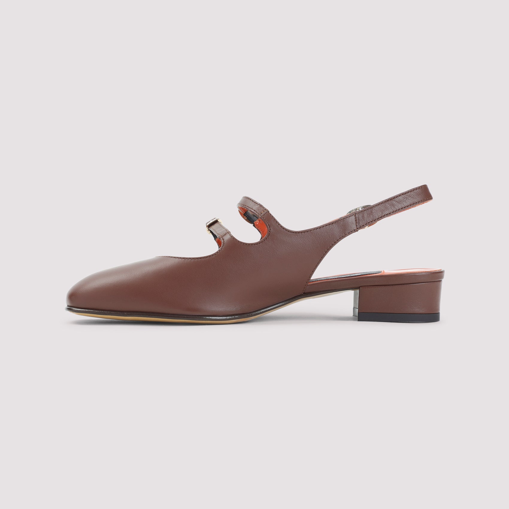 PECHE26 3cm Heel Calf Leather Pumps