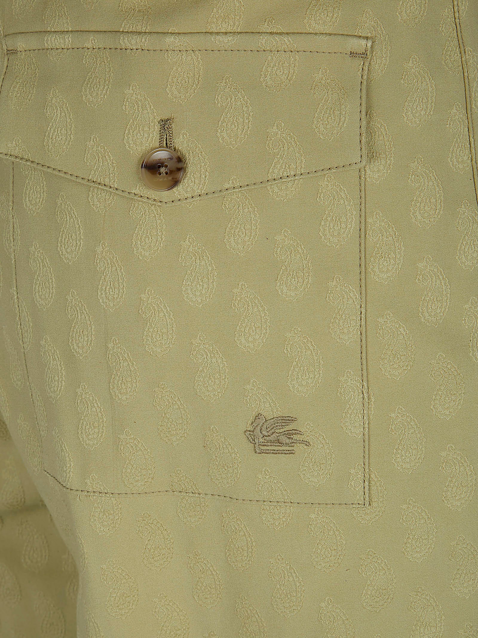 Rich Brown Comfortable Cotton Blend Trousers