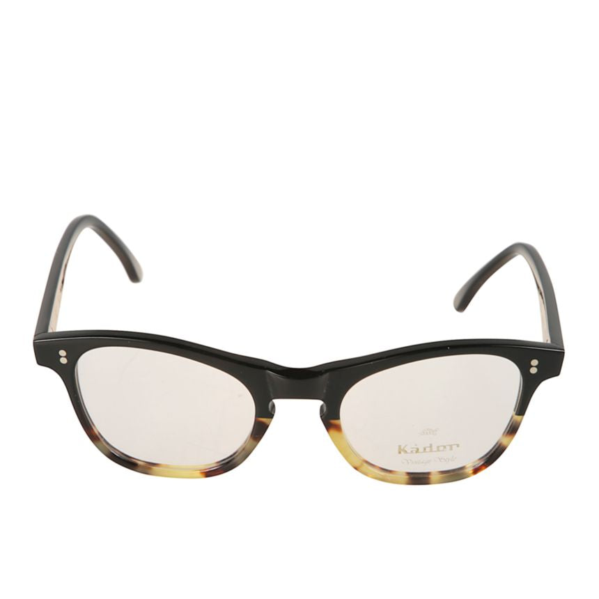 Janet Classic Rounded Frame Eyeglasses with Tortoiseshell Detail