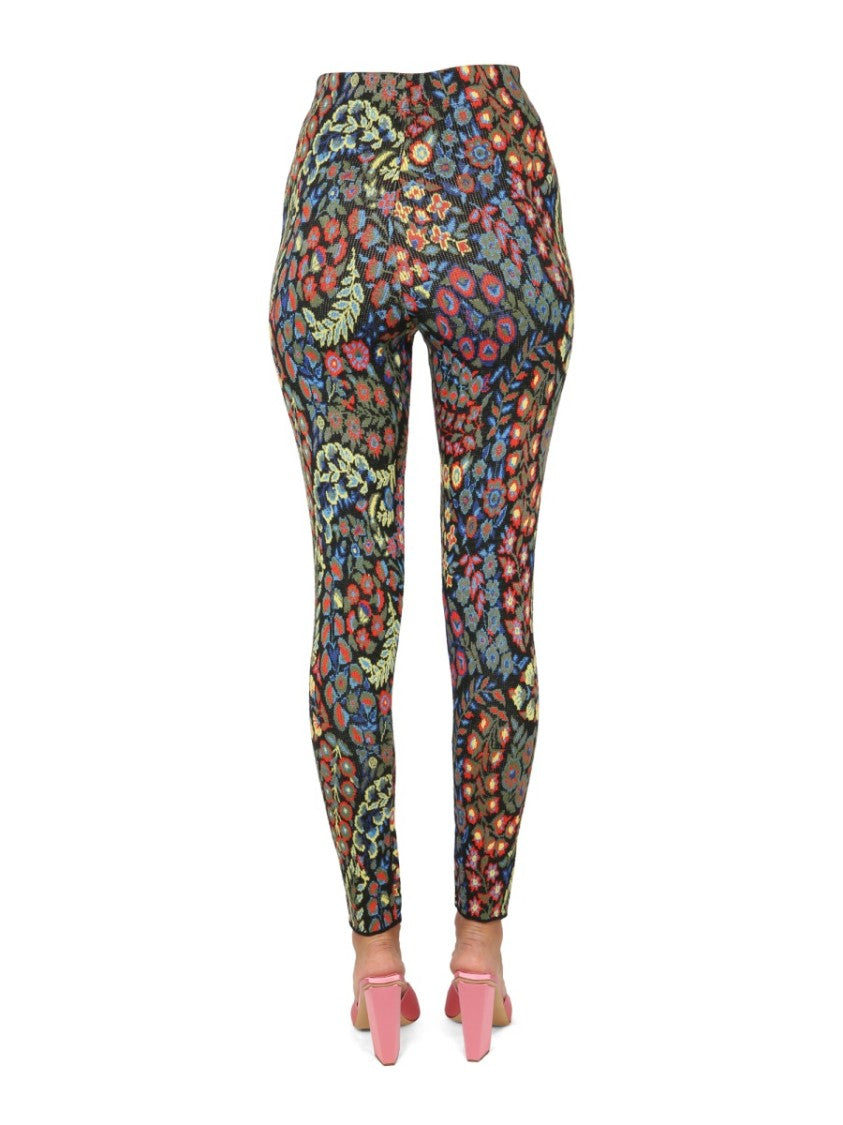 Jacquard Wool Blend Top And Leggings