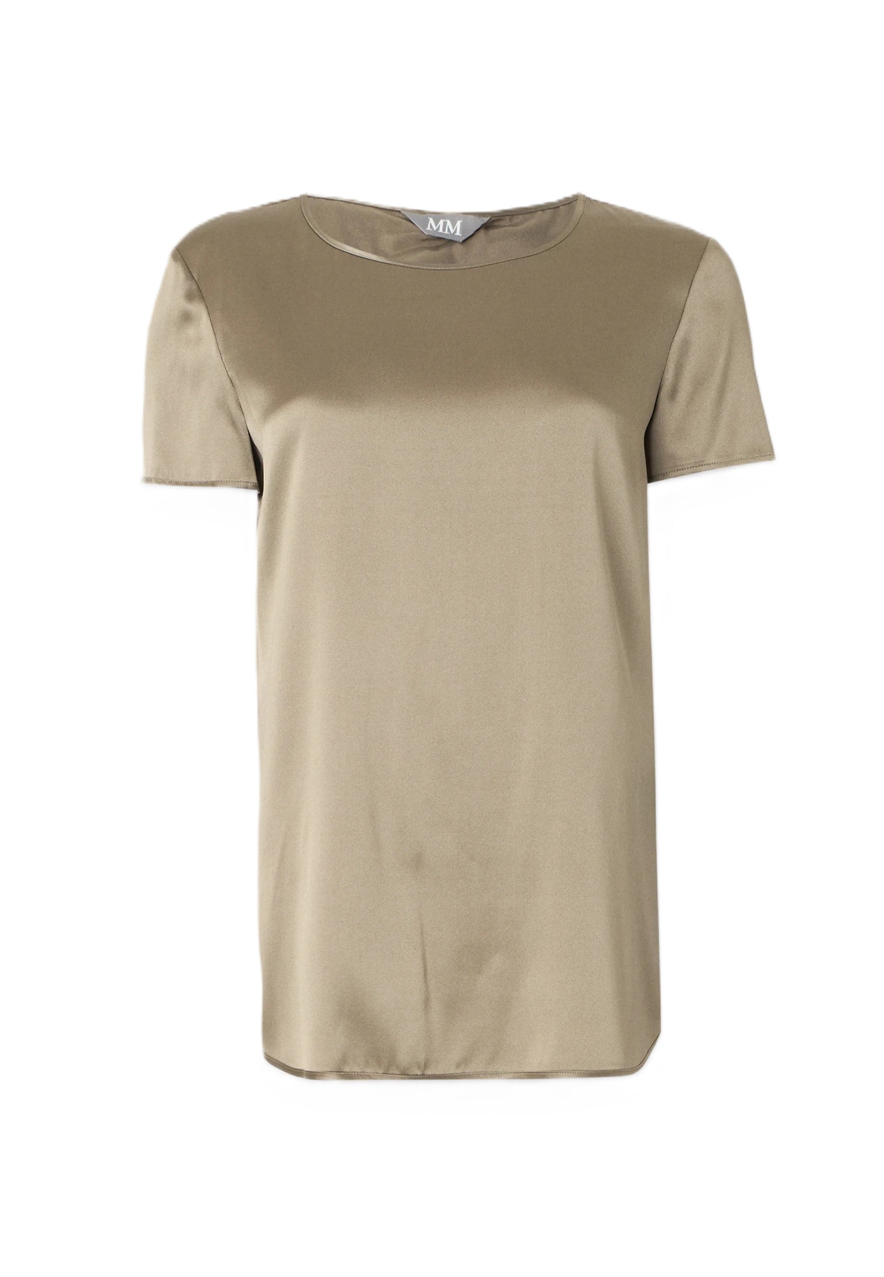 Gray Green Silk Blend Shirt