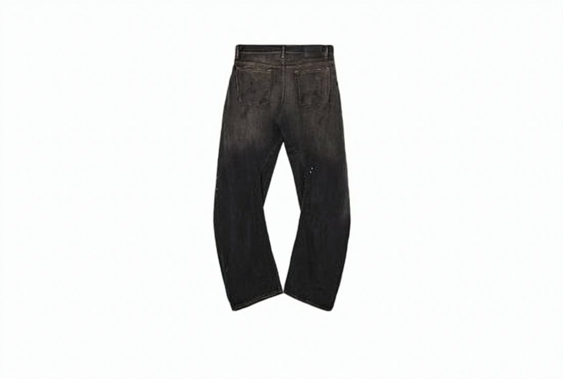 Faded Black Denim Pants