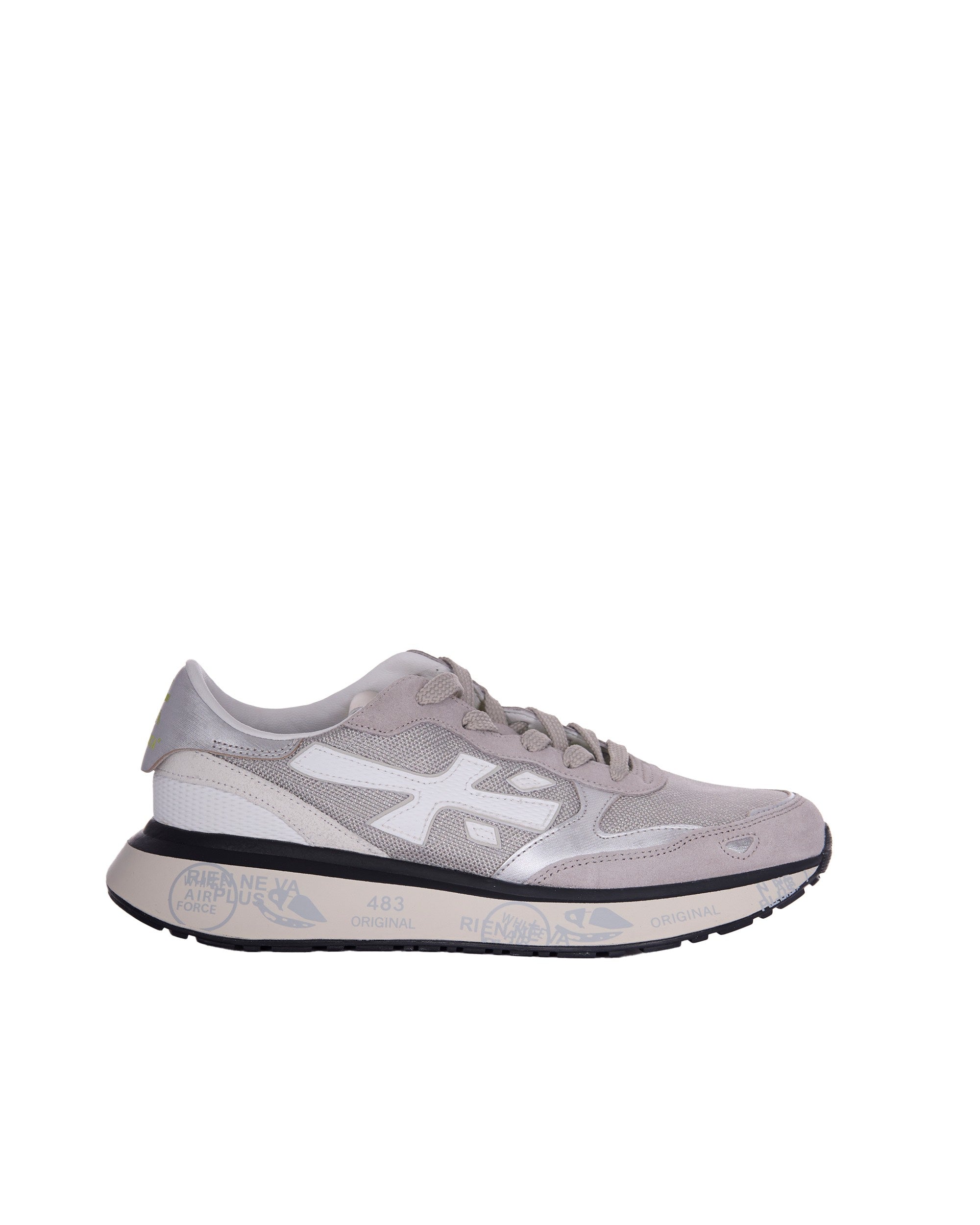 Sleek Grey Sneakers With Suede