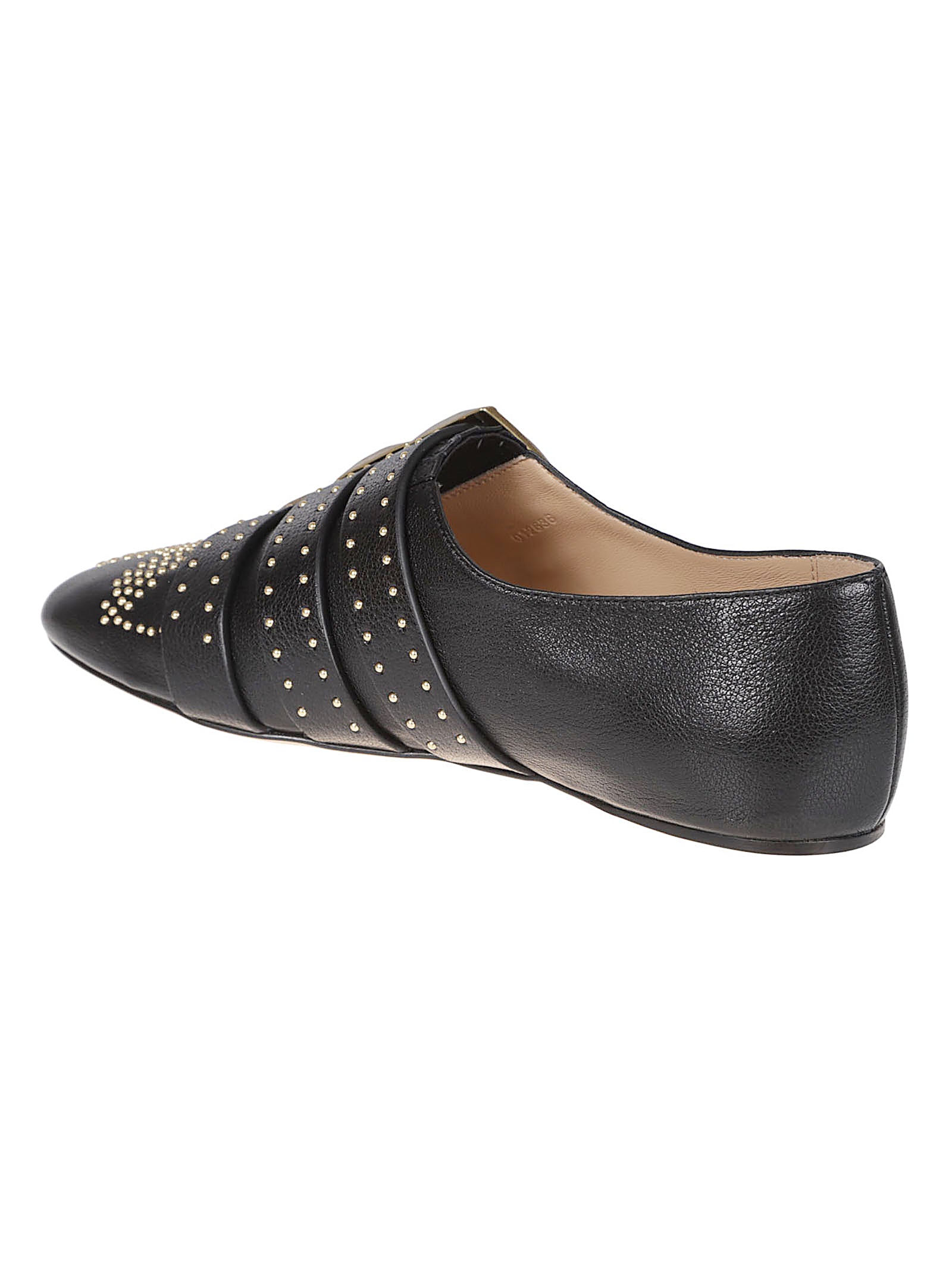 Decorative Buffalo Leather Flats