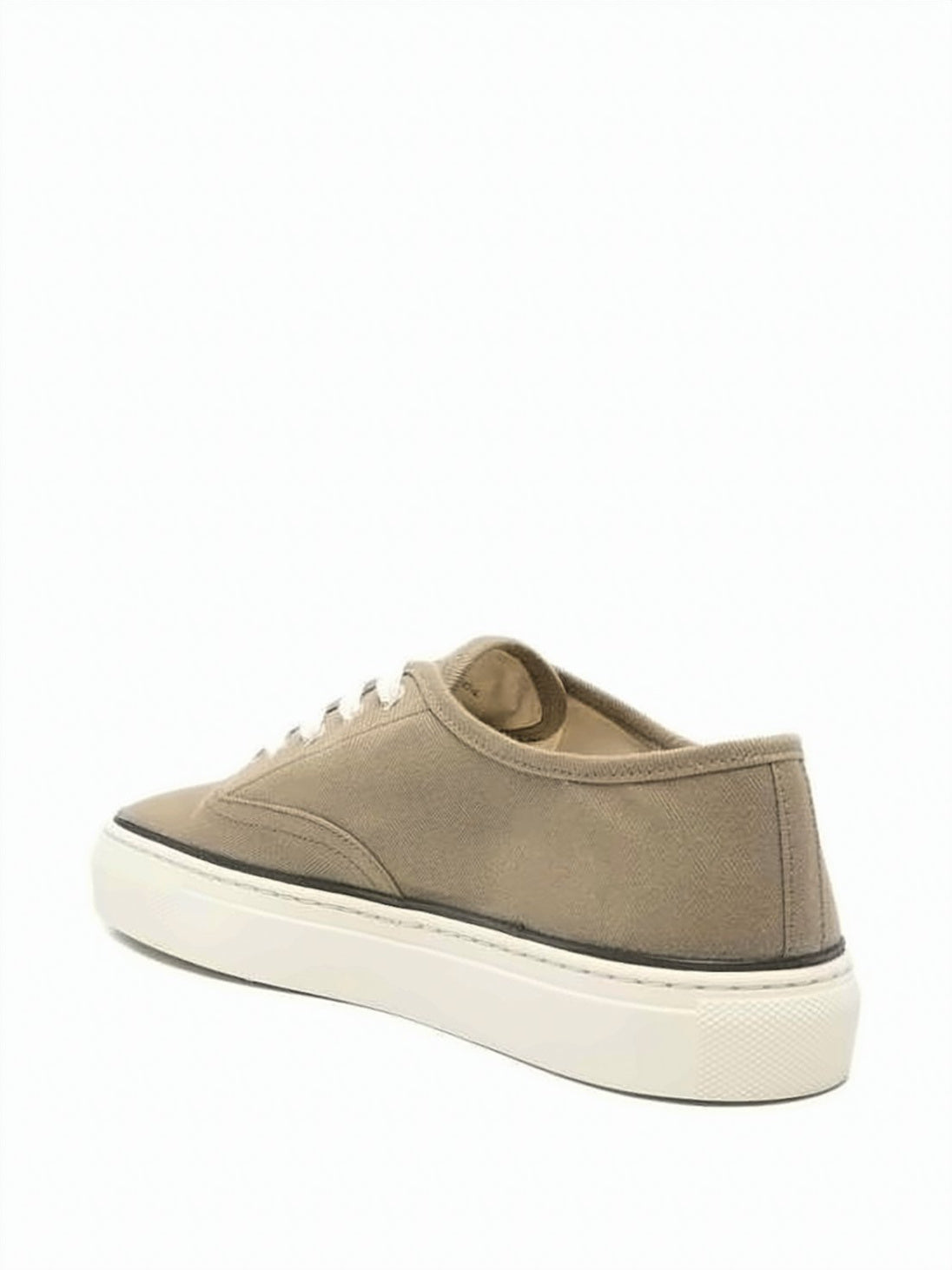Low-Top Canvas Sneakers with Embroidered Branding