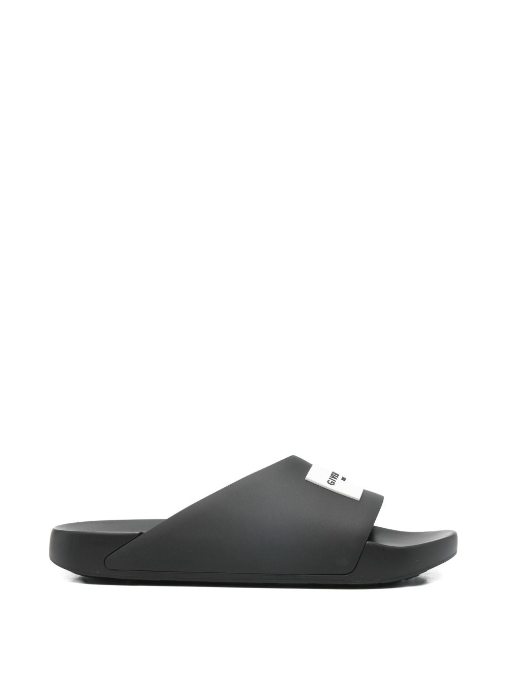 Black Flat Shoes with Contoured Footbed
