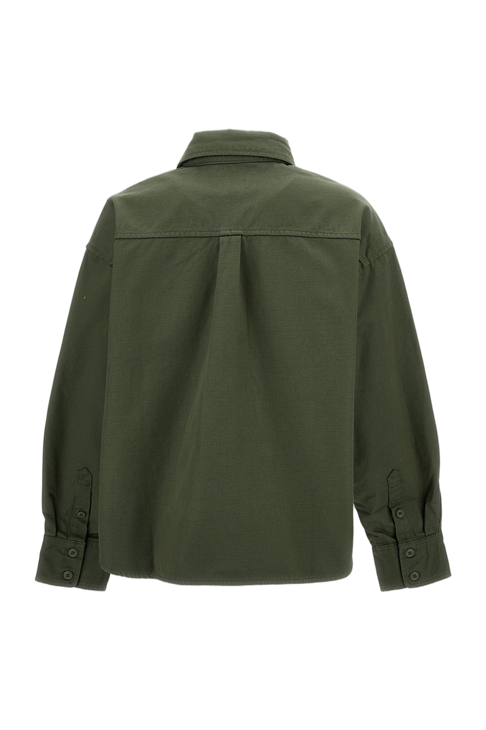 Boxy Cropped Kelly Shirt Jacket