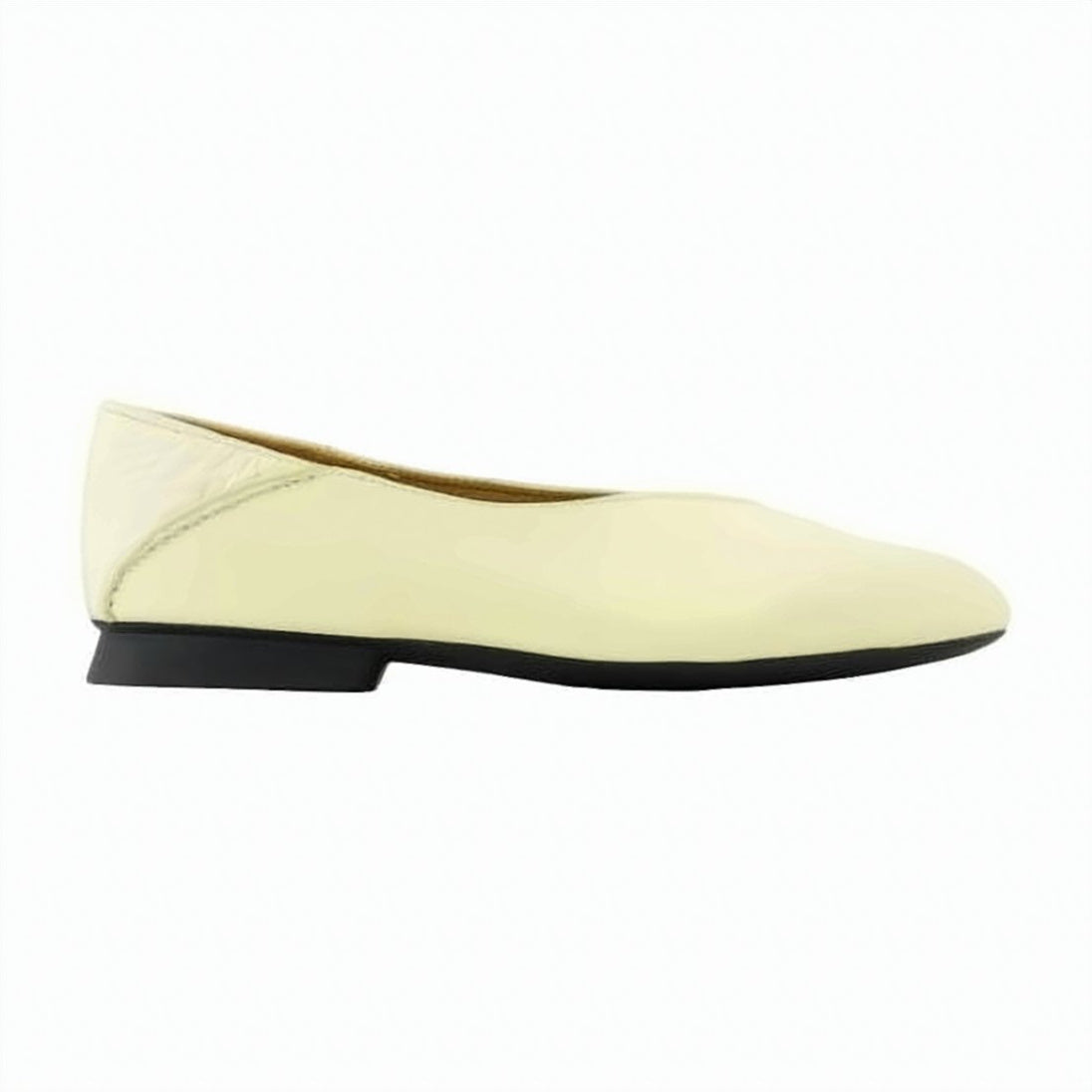 Smooth Calf Leather Flat Shoes With Almond Toe