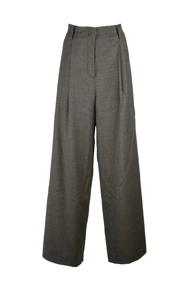 Melodia Trousers - Beige/Brown