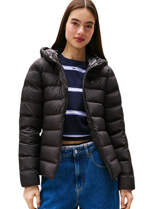 Hooded Down Jacket With Removable Hood
