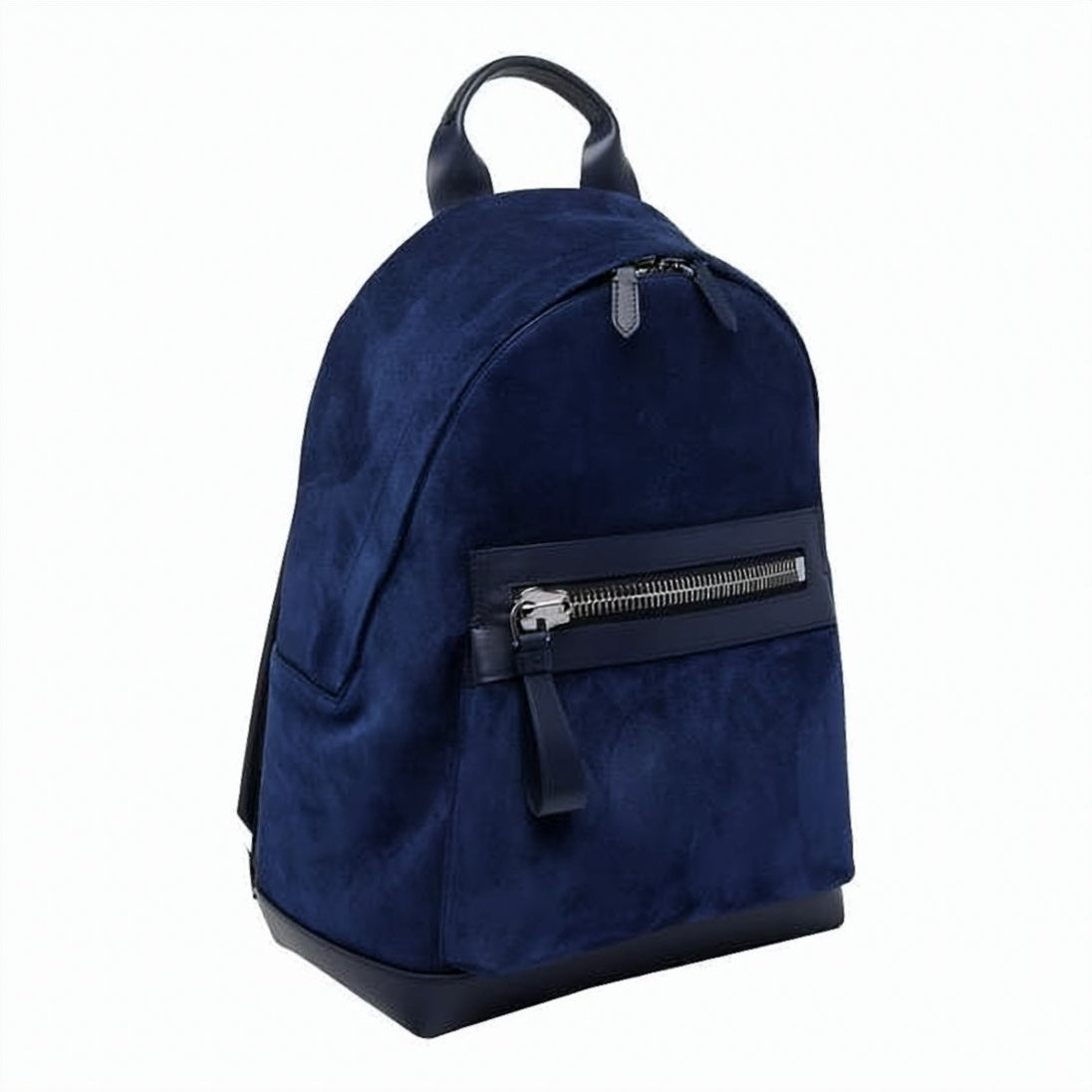Soft Calf Leather And Suede Backpack
