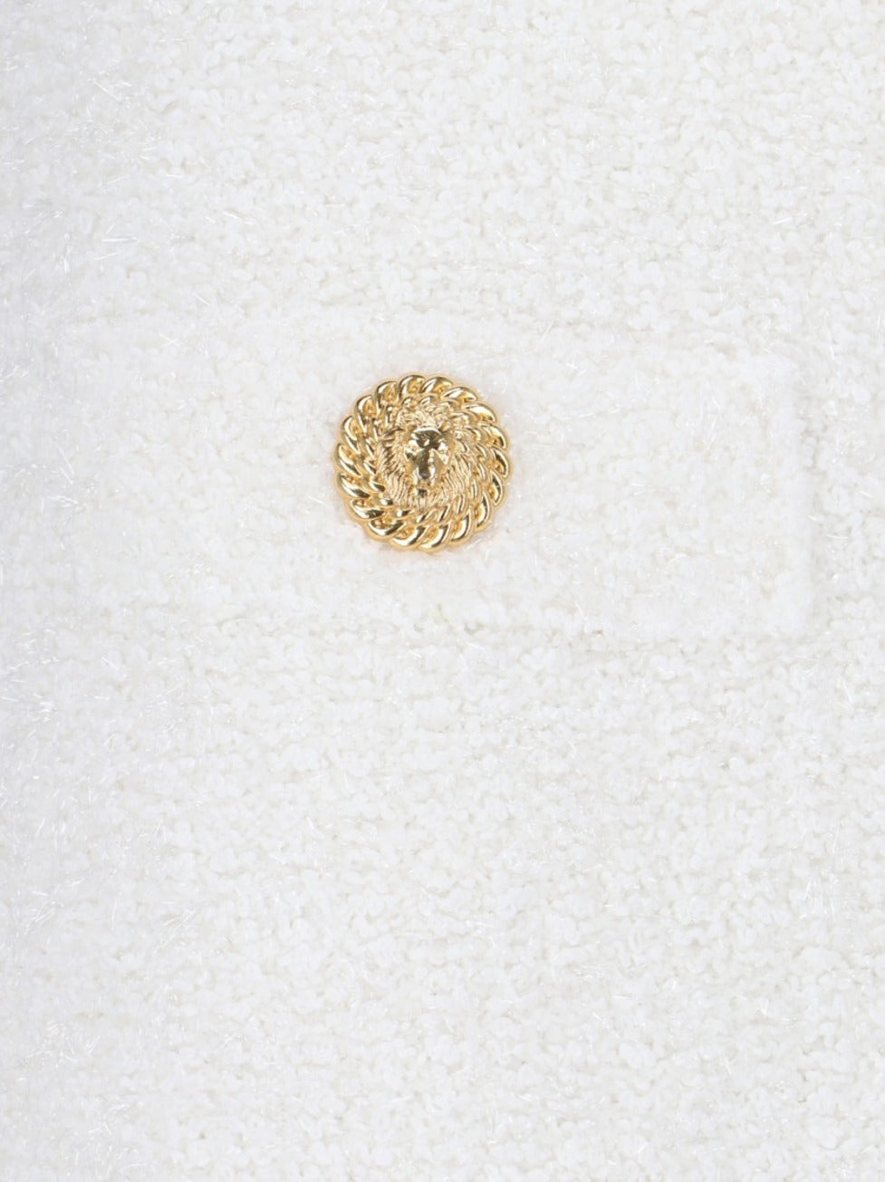 Mini Button Skirt – White