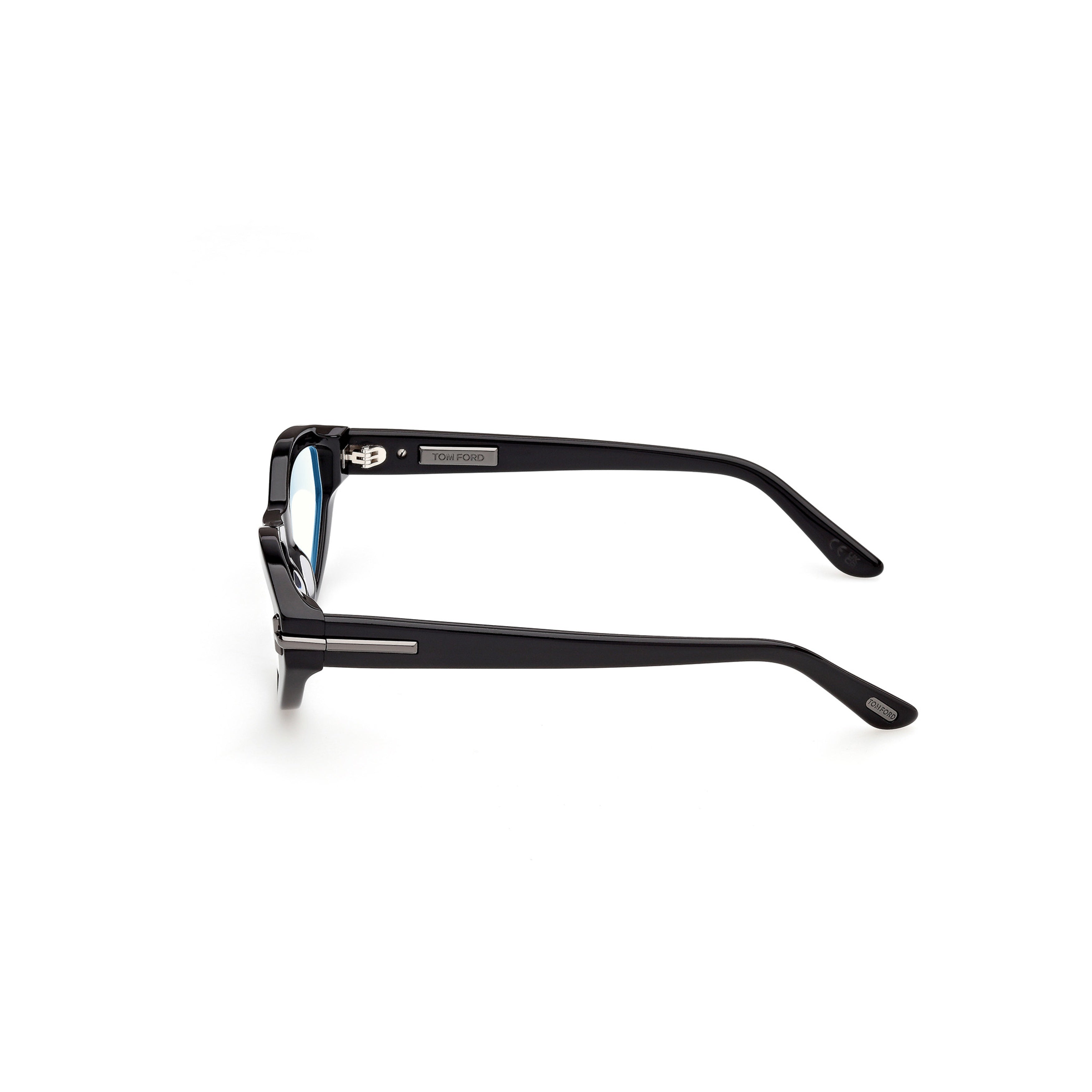 Ti5016-B Glossy Black Cat-Eye Eyeglasses