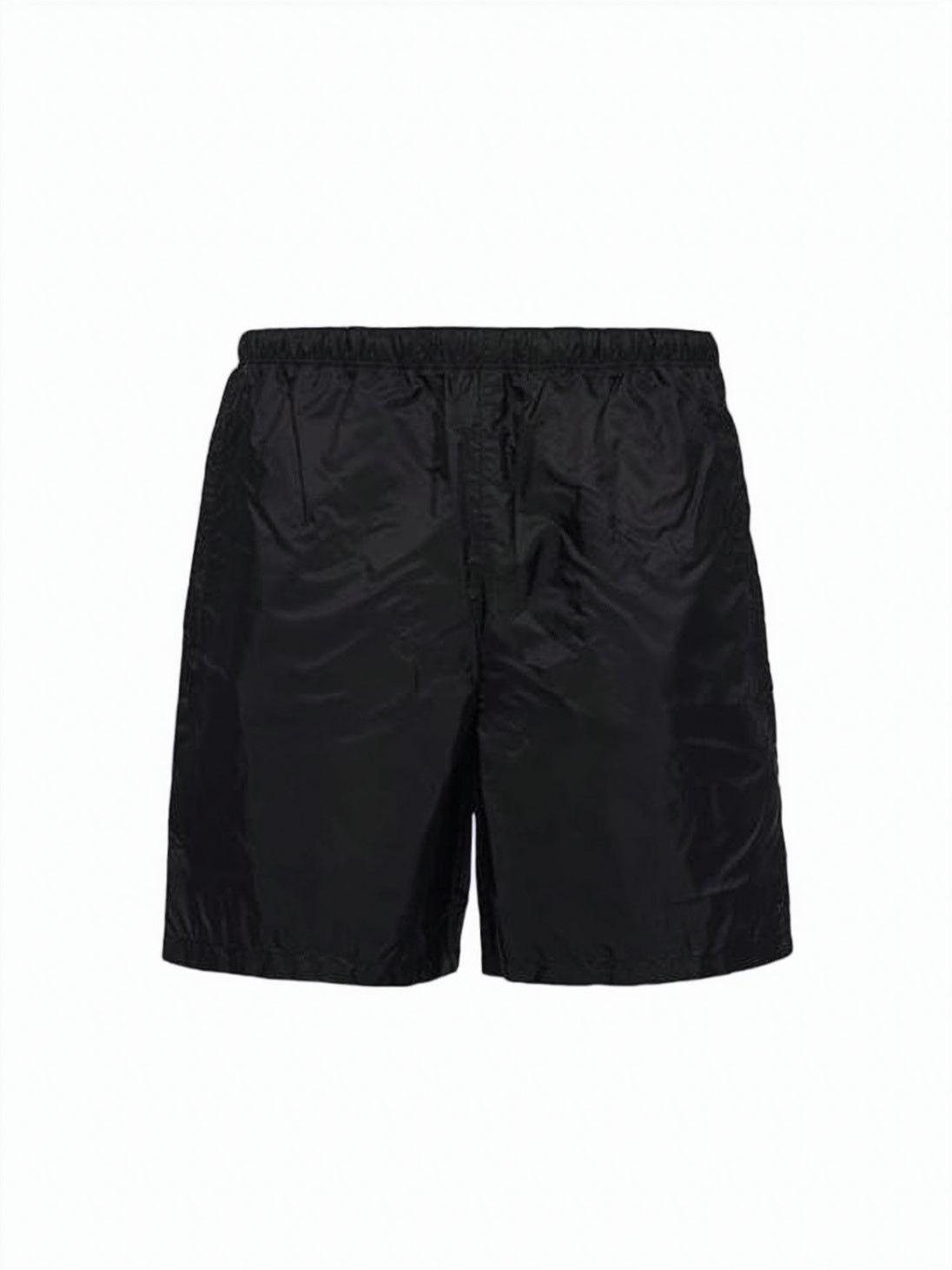 Black Shorts with Elastic Waistband