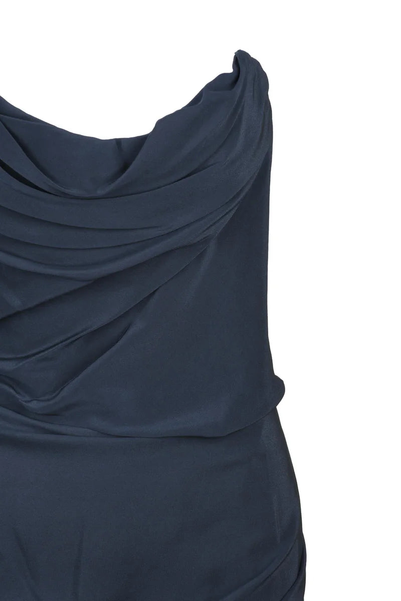 Silk Bustier Dress - Multicolor