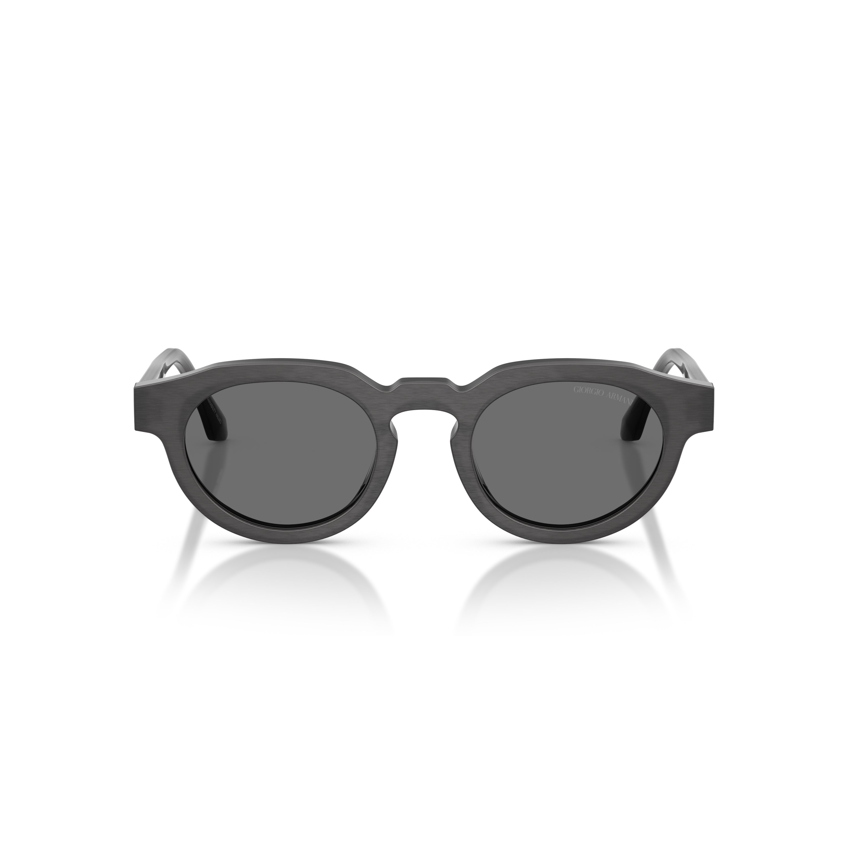 0ar8255u Black Acetate Sunglasses with Keyhole Bridge