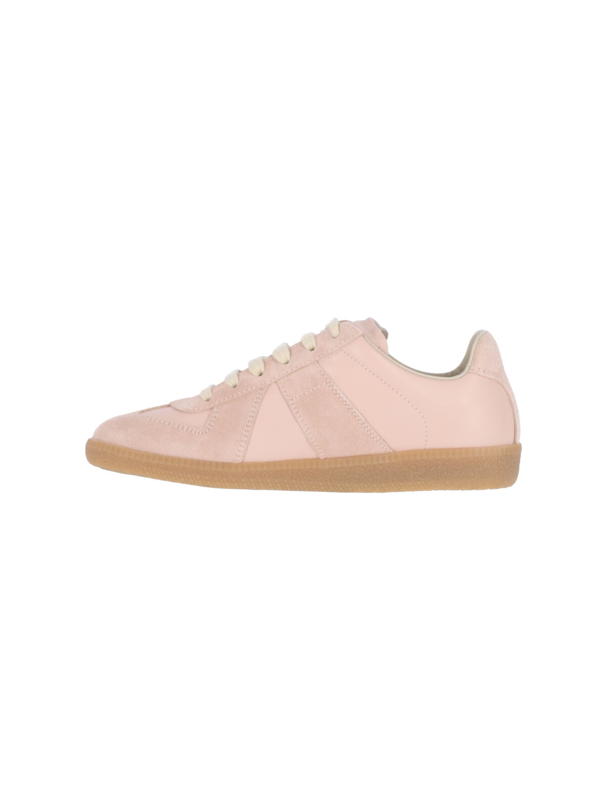 Low-Top Sneakers with Suede Detail