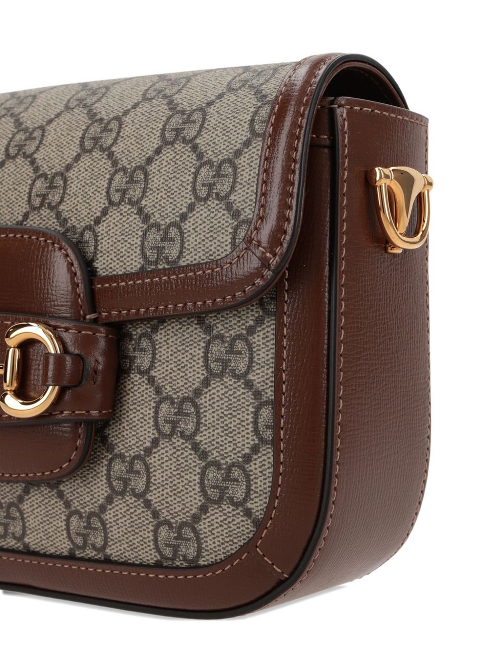 Beige Canvas Shoulder Bag