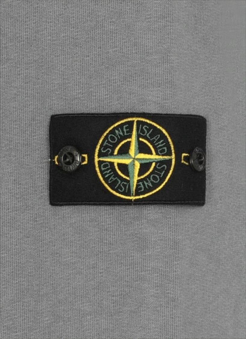 Relaxed Fit Long Sleeve Sweatshirt with Compass Patch