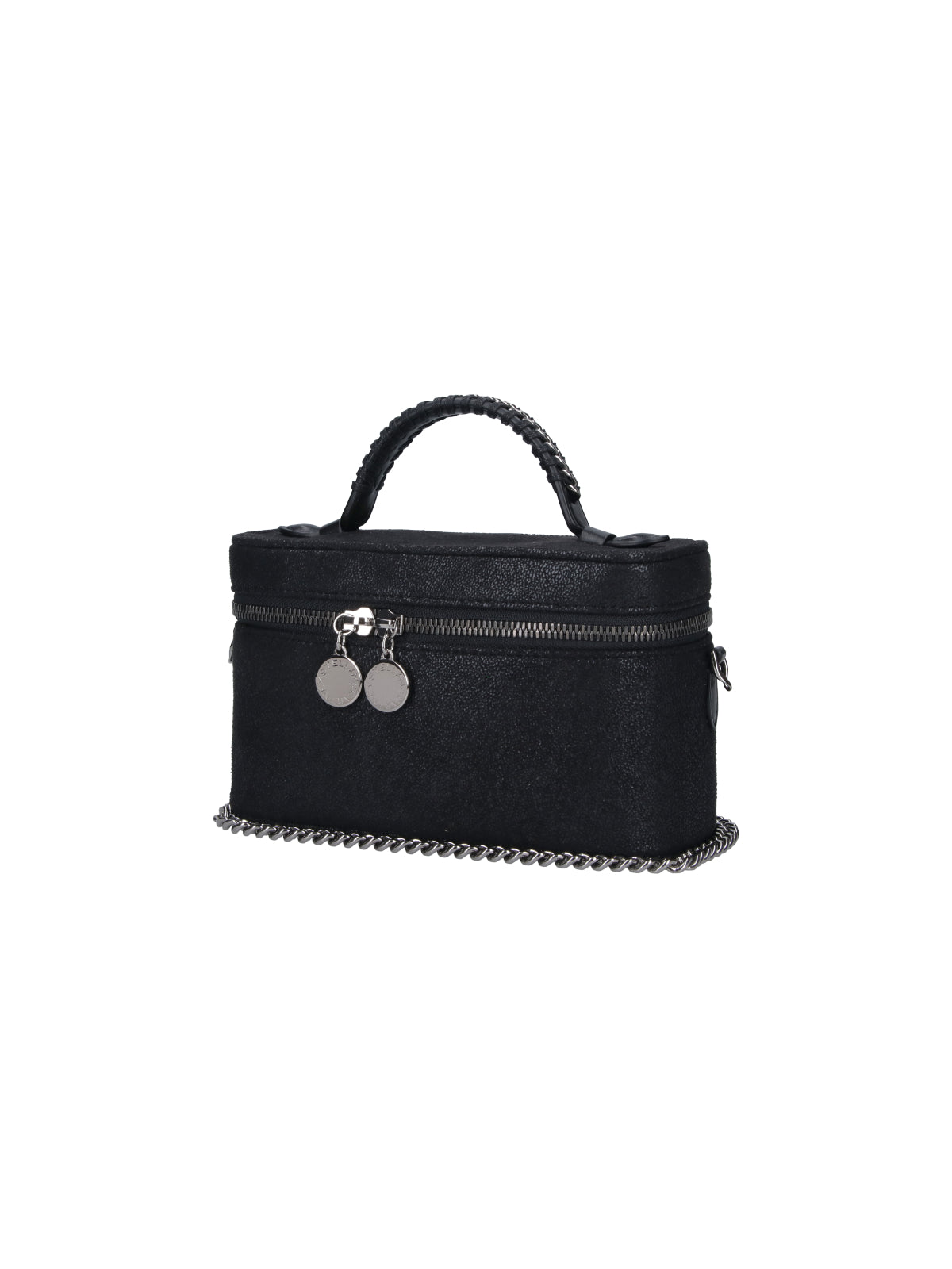 Black Falabella Fabric Vanity Bag