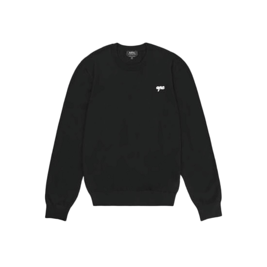Classic Crewneck Sweater in Solid Black