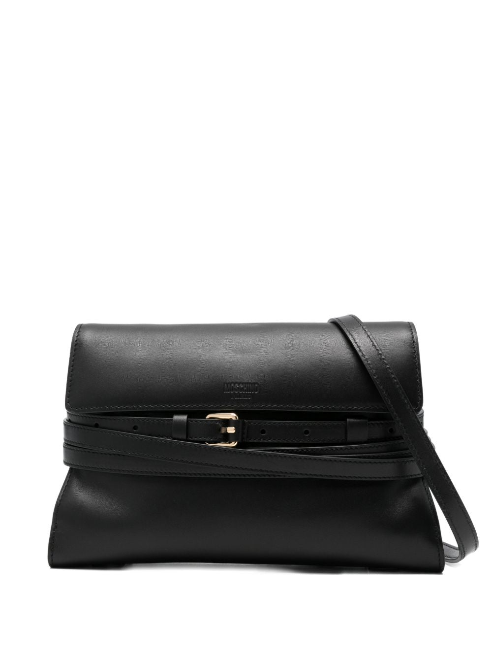 Structured Black Silk And Nylon Bag