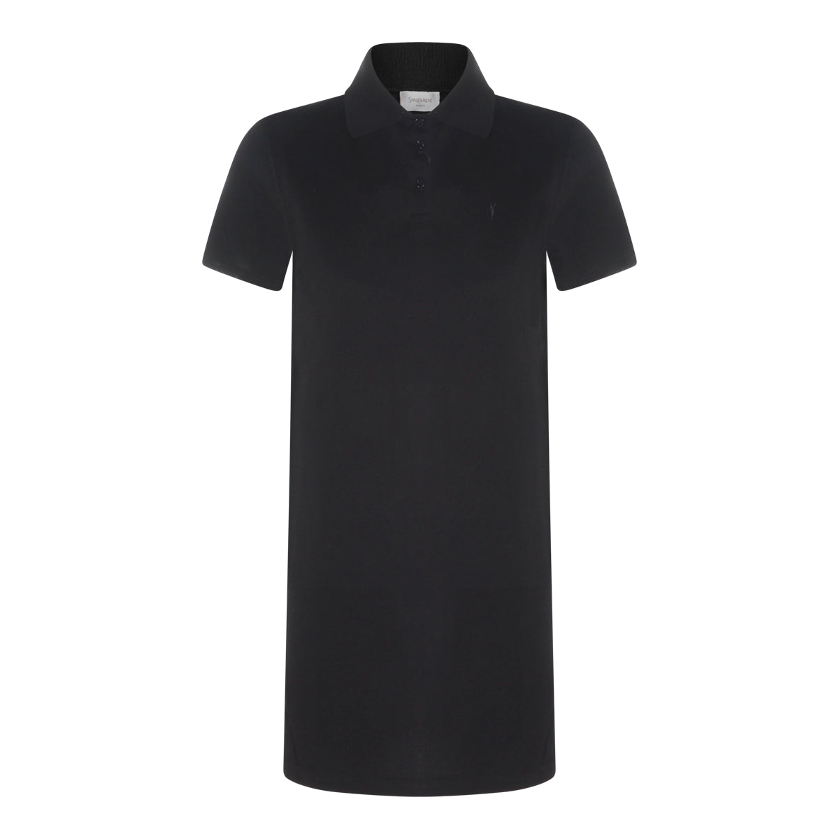 Black Cotton Midi Dress