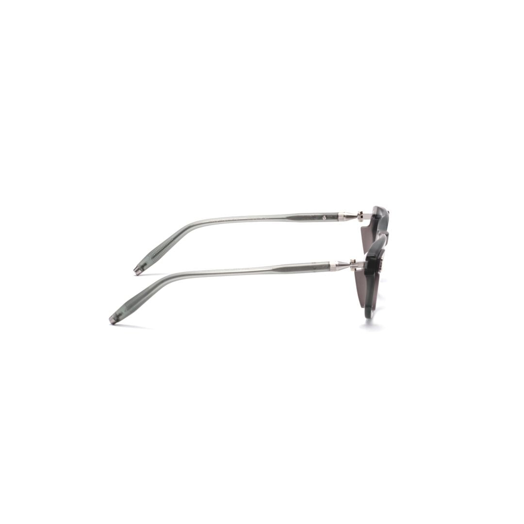 Orion Gradient Translucent Eyeglasses with Metal Accents
