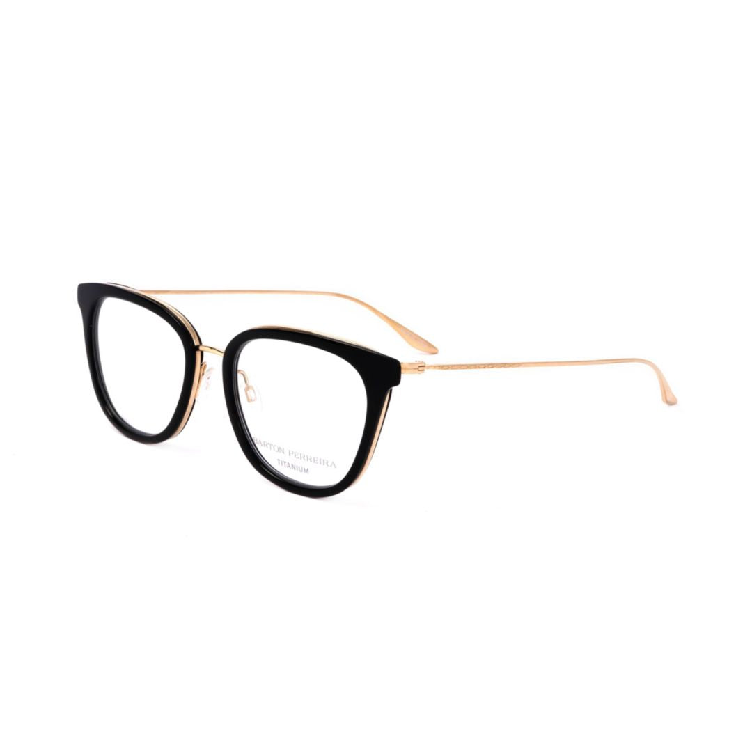 Bp5091 520fc Cat-Eye Frame Eyeglasses with Gold Metal Temples