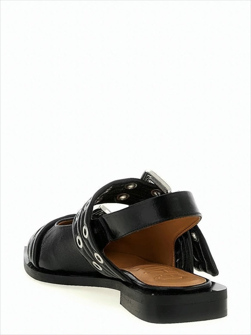 Pointed Toe Flat Shoes with Finish