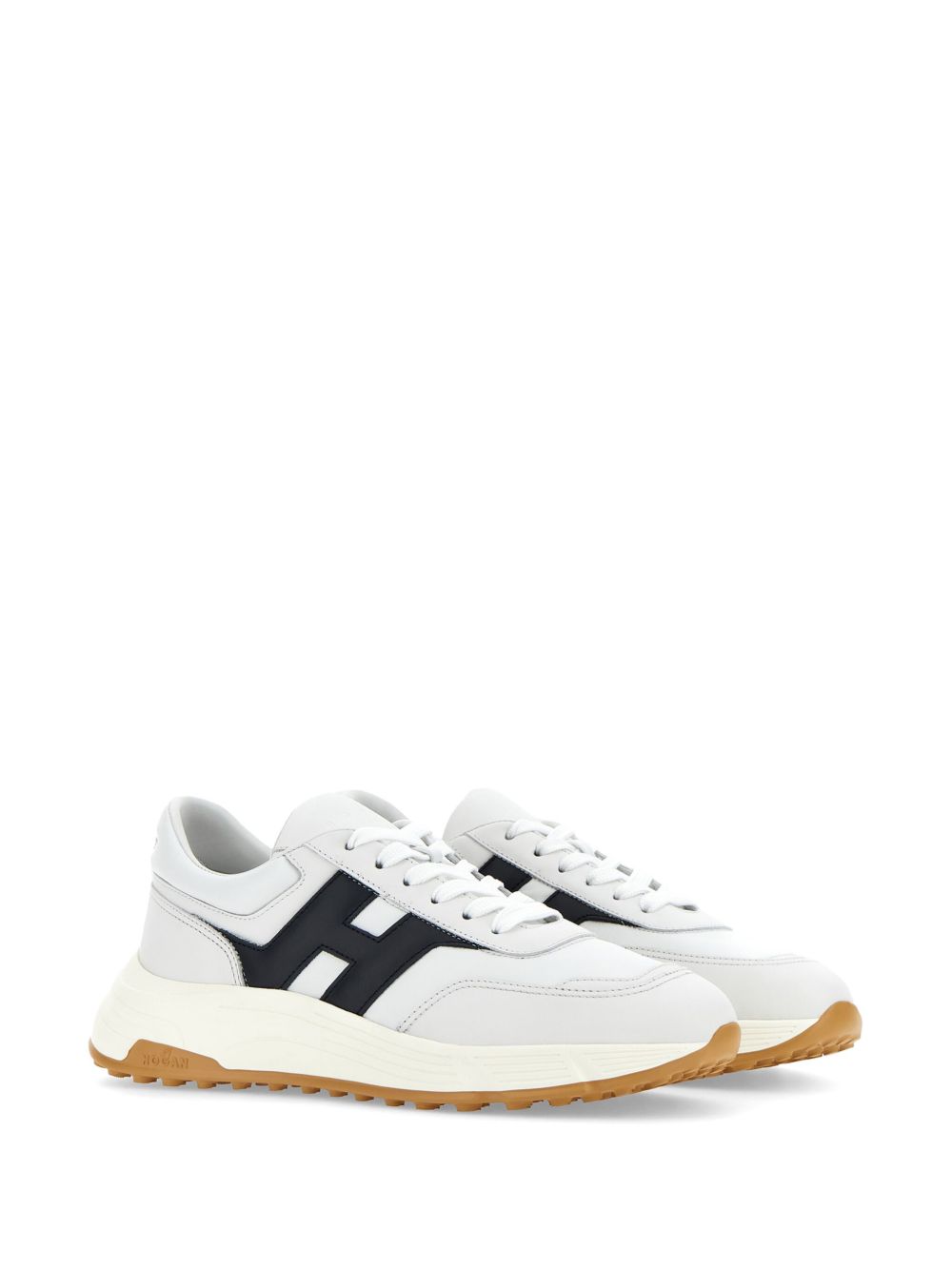White Silk and Nylon Sneakers