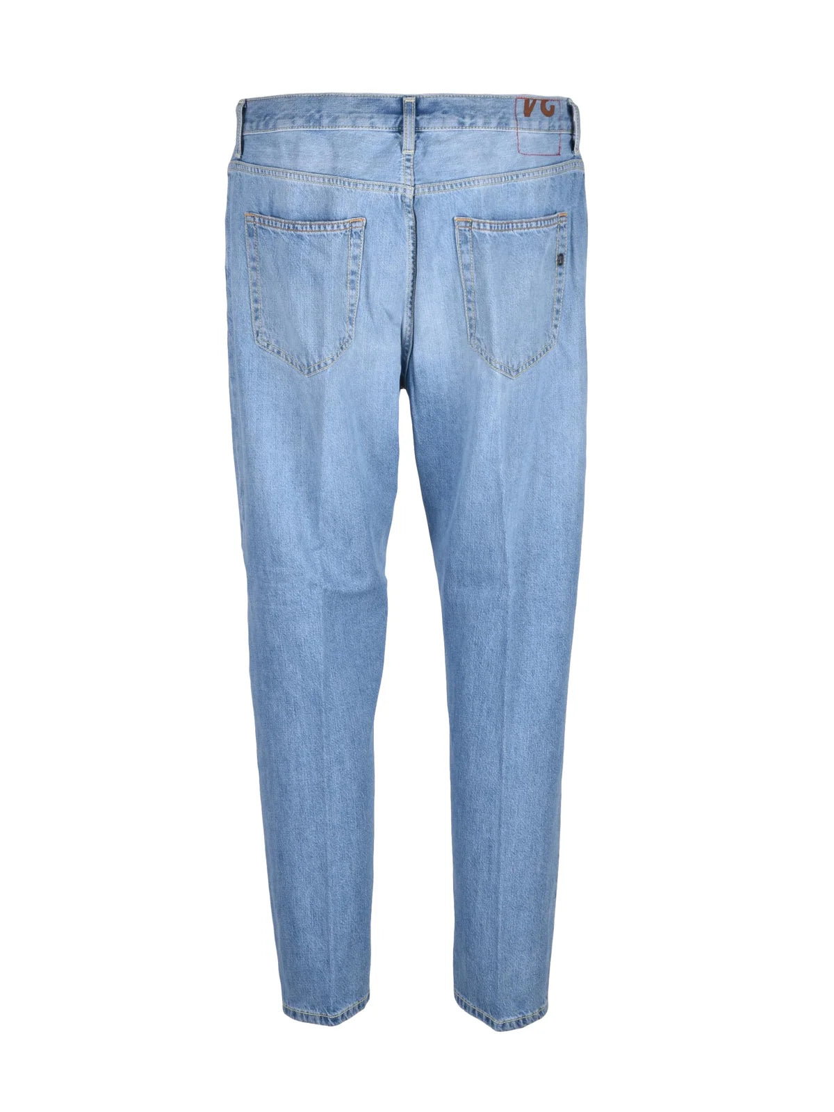 Light Blue Jago Carrot Fit Cotton Jeans