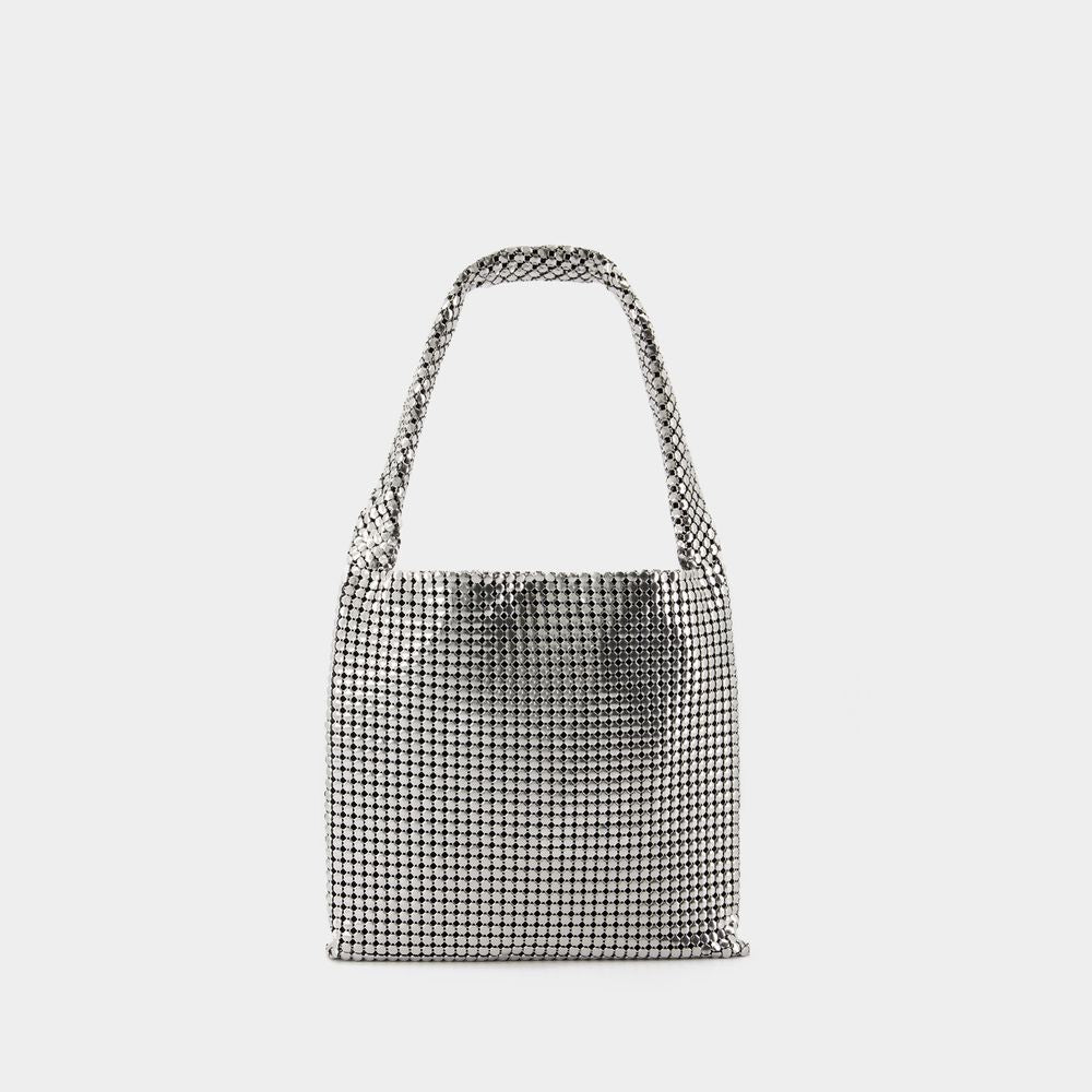 Medium Silver Pixel Shoulder Bag - Aluminium - Silver