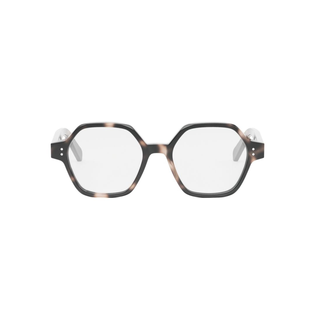 Cl50142i Bold Geometric Tortoiseshell Eyeglasses