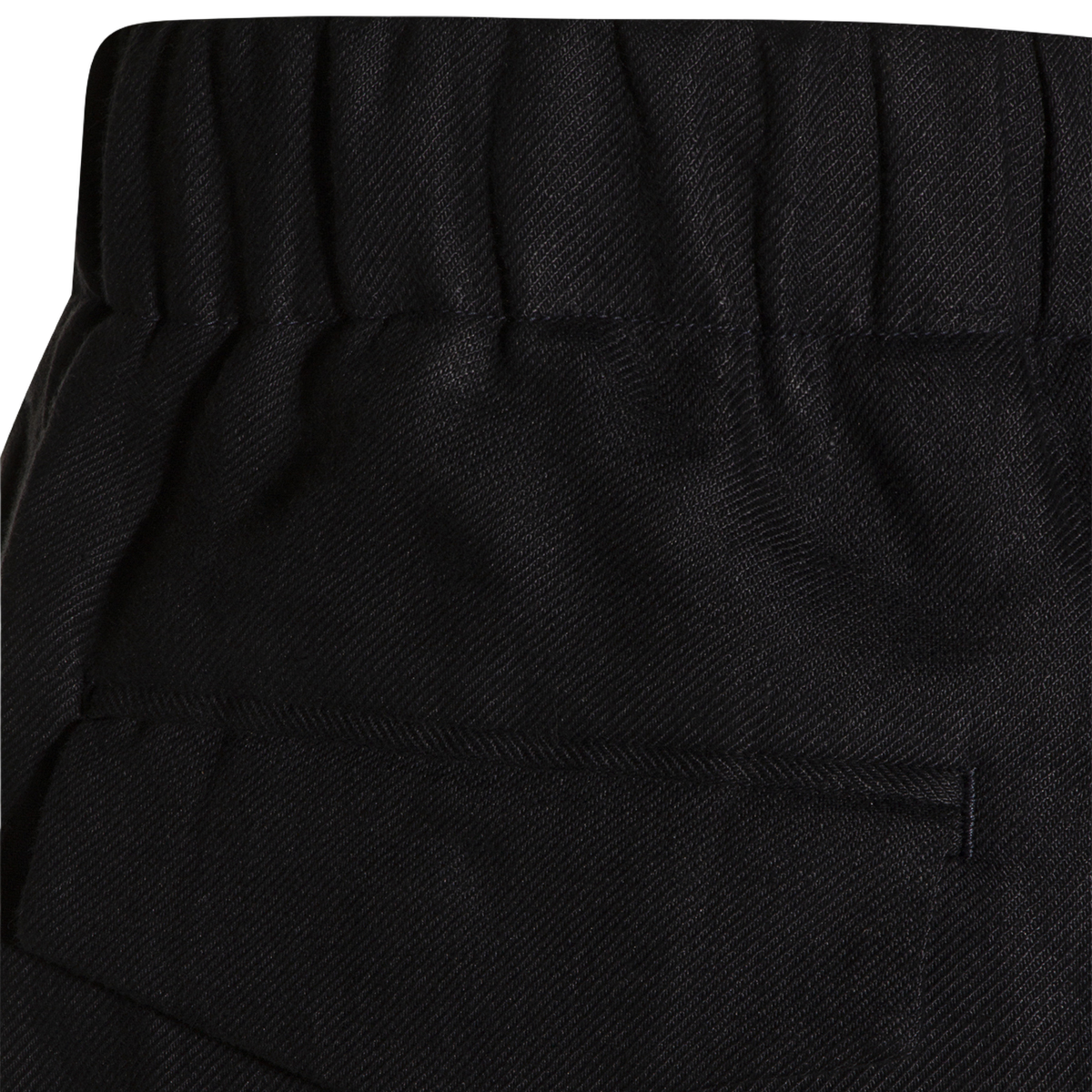 Straight-Leg Trousers With Elastic Waistband
