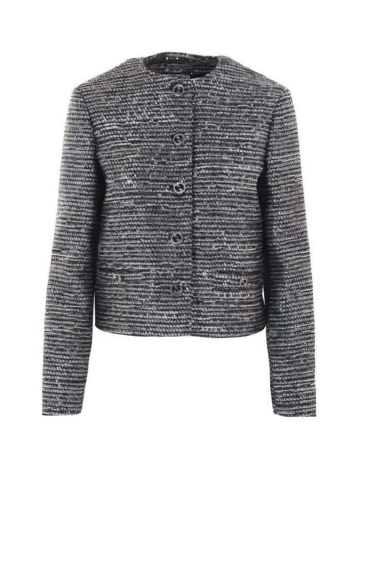 Textured Wool Blend Jacket
